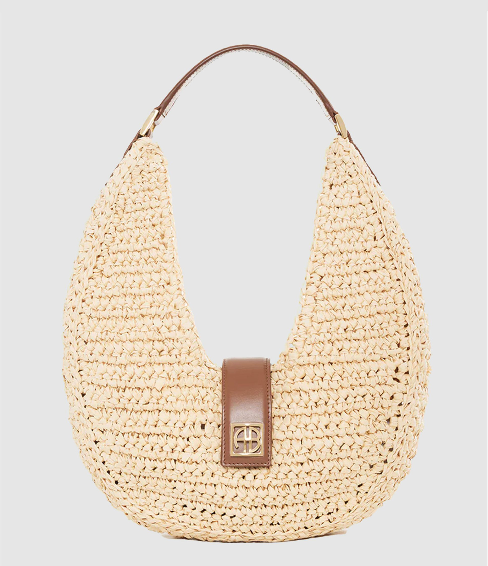 Lou Bag Monogram Natural With Cognac Bag
