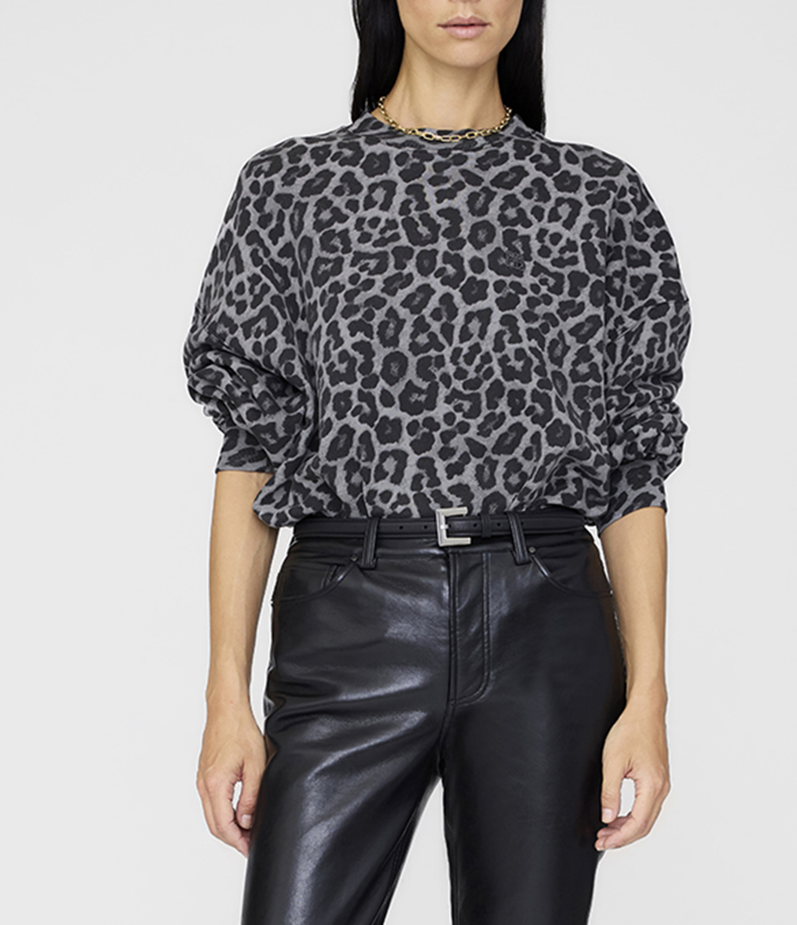 Miles Leopard Sweatshirt