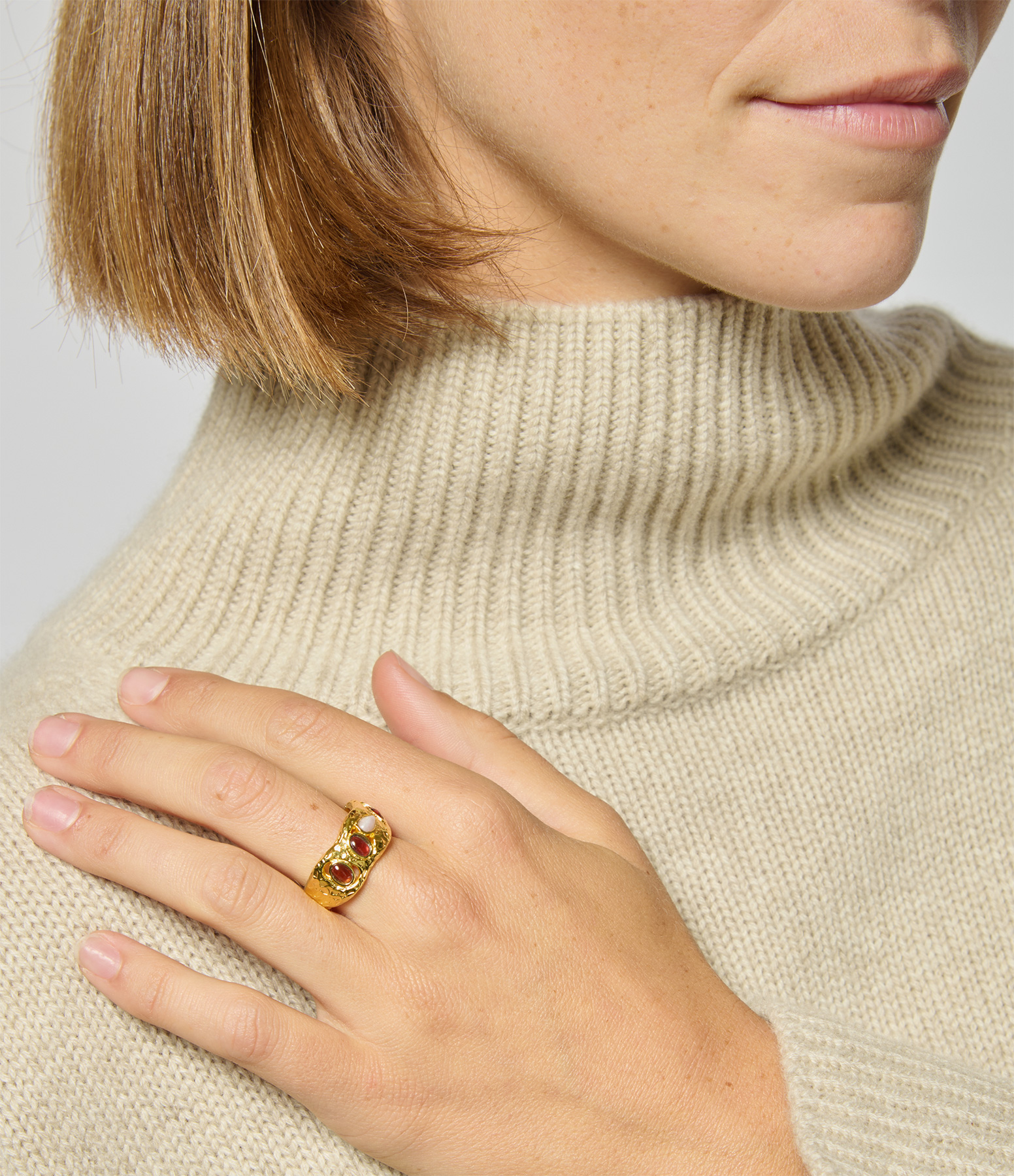 Atalide PM Gold-Plated Ring