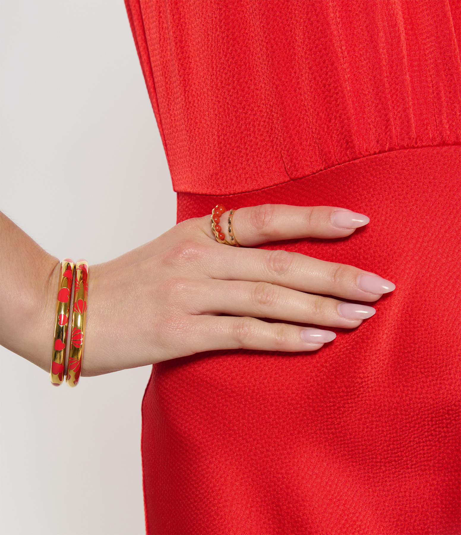 Positano Shell and Coral Bracelet