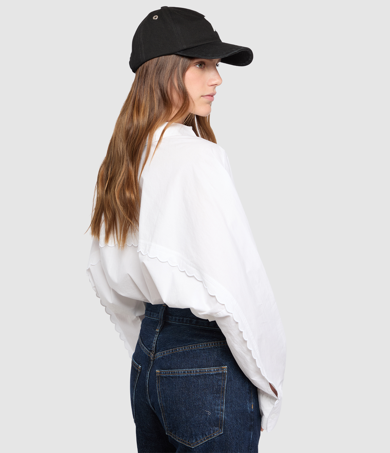 White Embroidered Blouse