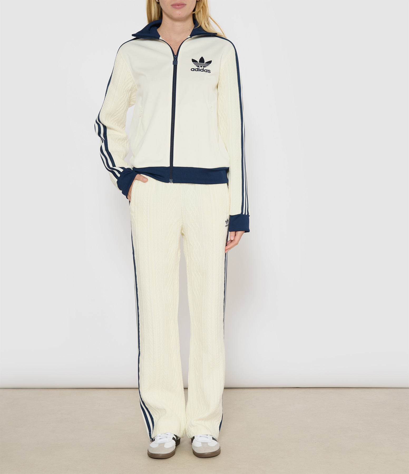 Classic Knit Trousers Tp Owhite, Winter Icon Capsule Collection