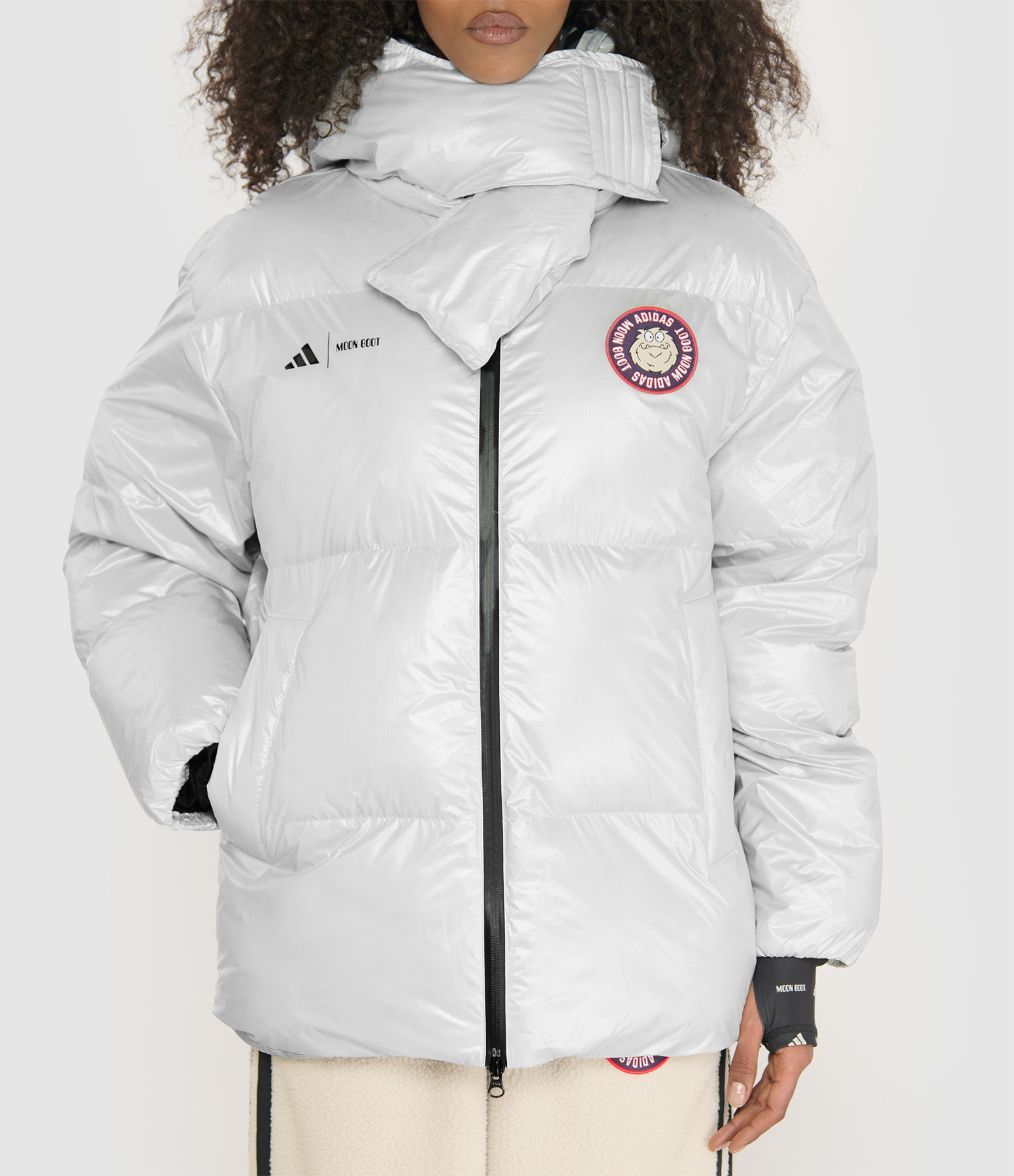 Msilve Puffer Jacket, Adidas x Moon Boot Collaboration