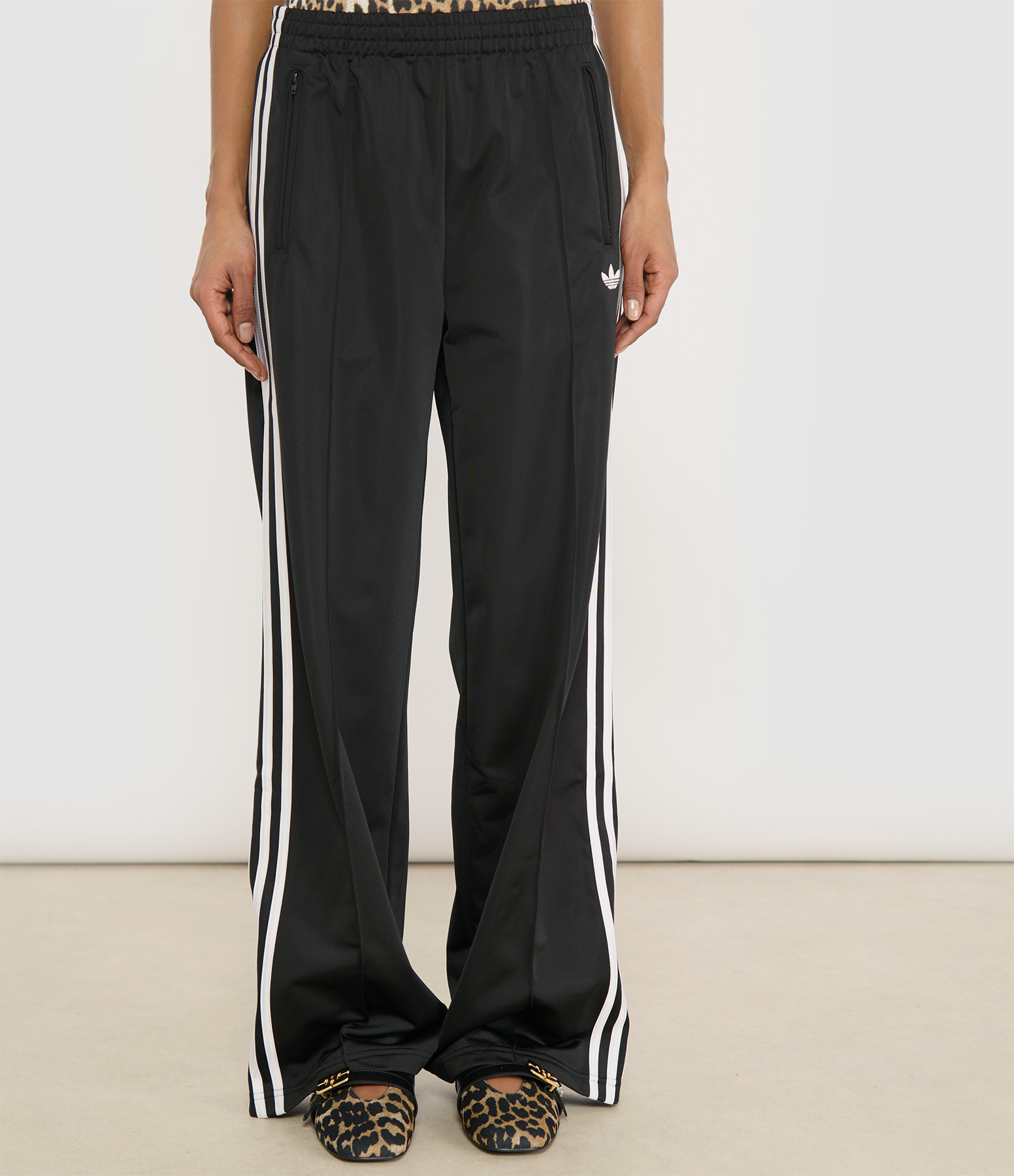 Fb Loose Tp Black/White Trousers