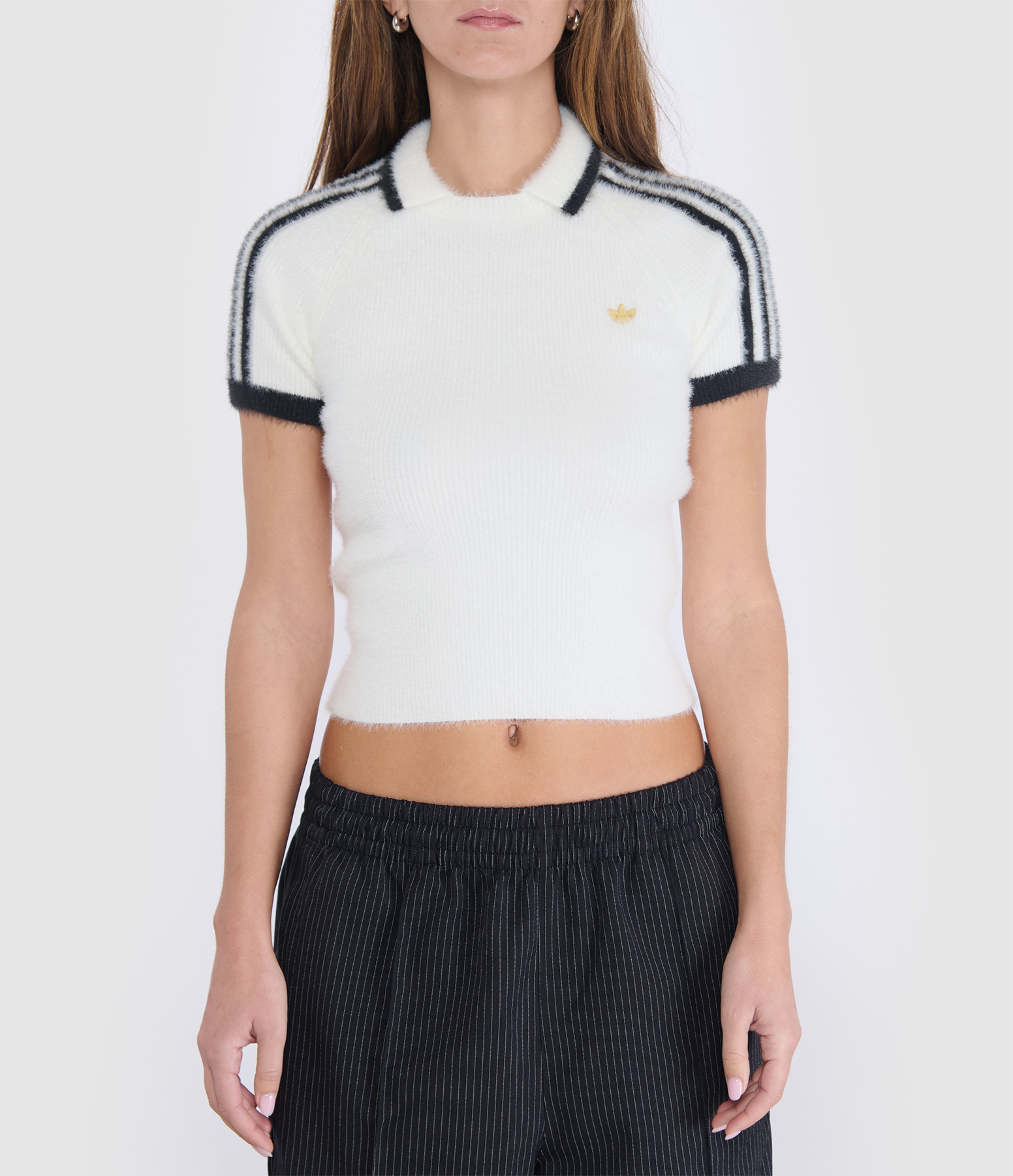 Cali T Off-White Knitted T-shirt