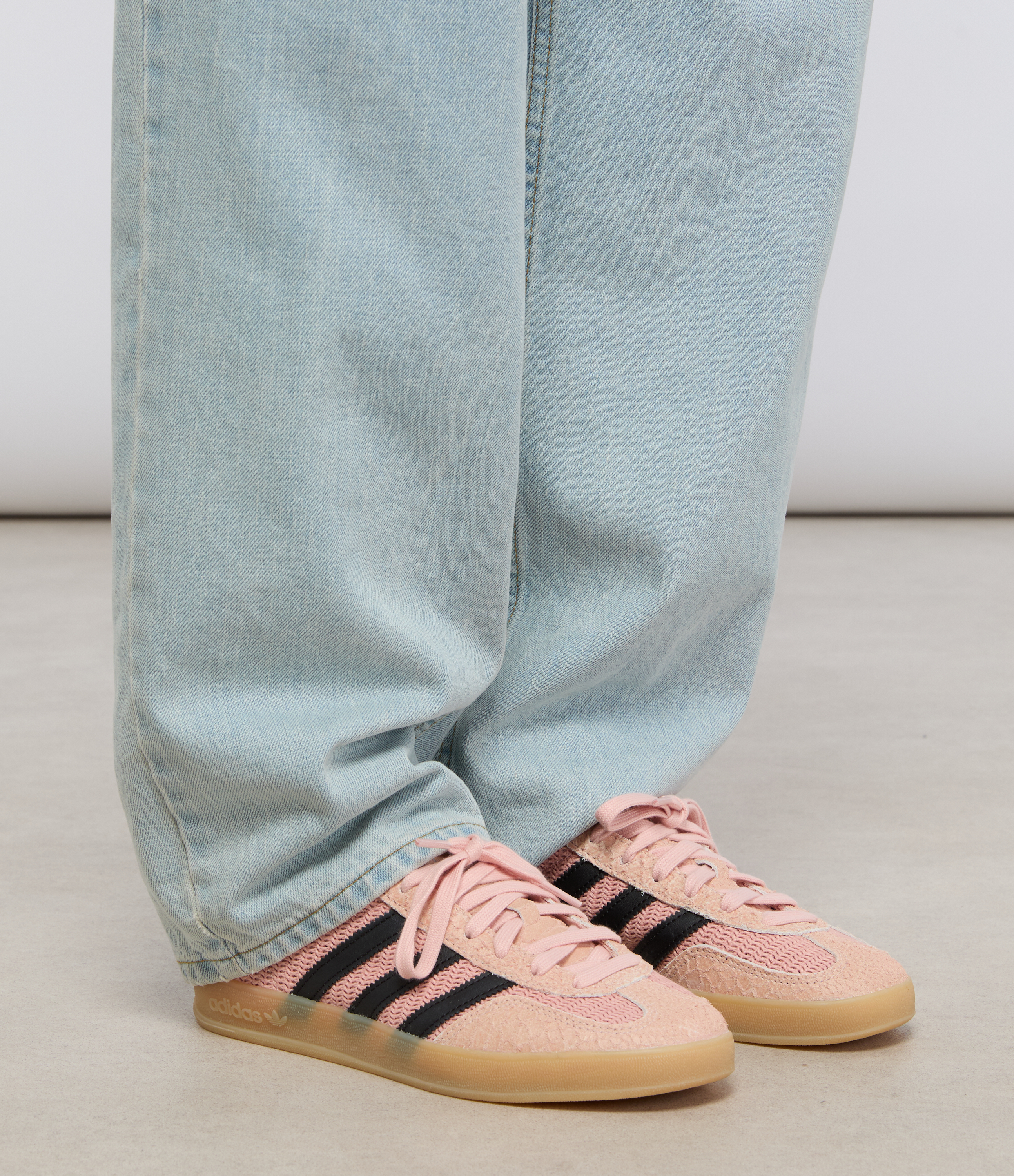 Gazelle Vapour trainers in Pink/Core Black/Gum4