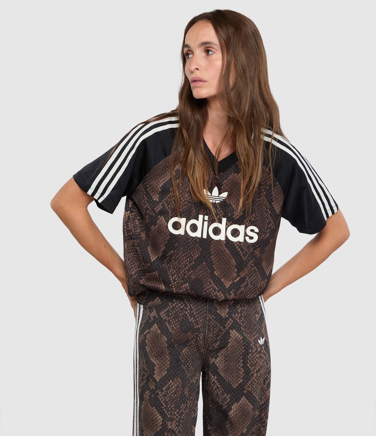 Satin Snake Earth Strata/Aurora Coffee T-shirt, Snake Tweed Capsule
