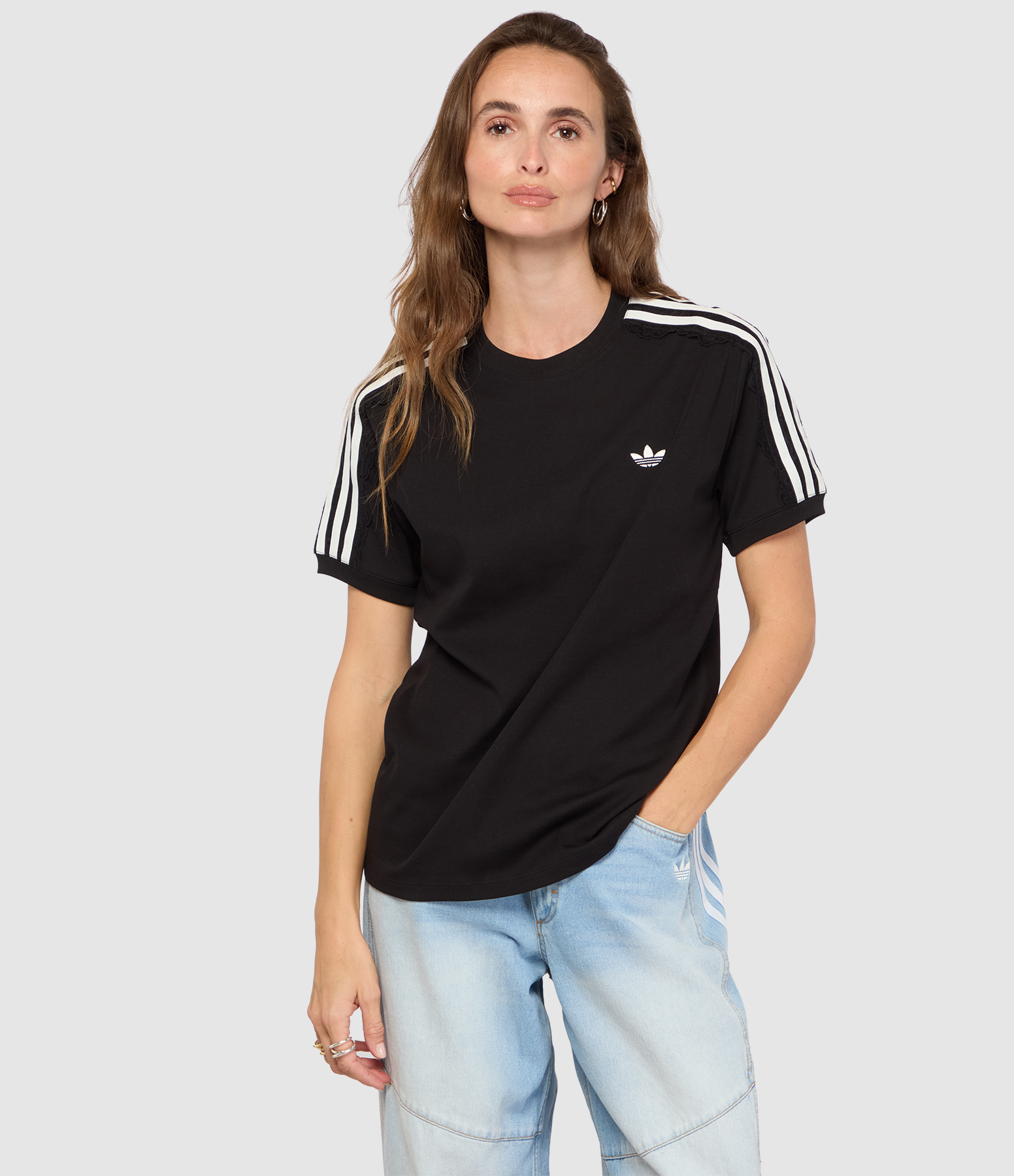 Lace Black T-shirt, Laces Capsule Collection