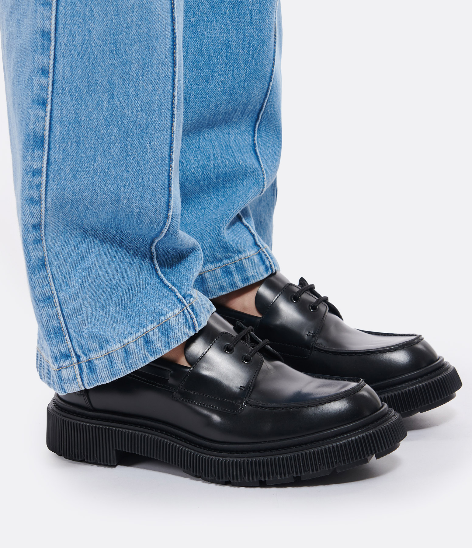 Type 174 Black Calfskin Derbies