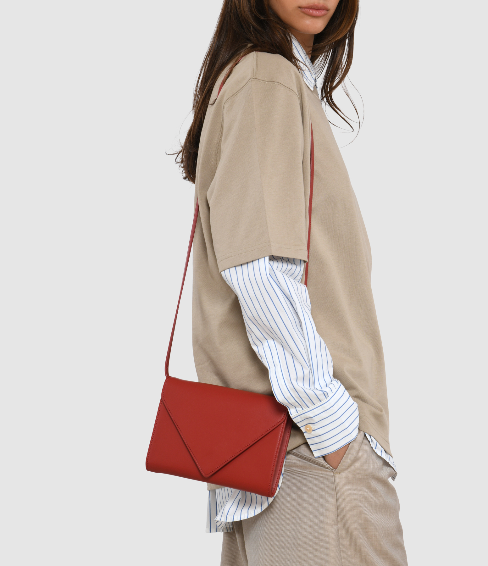 Scarlet Envelope Wallet Bag