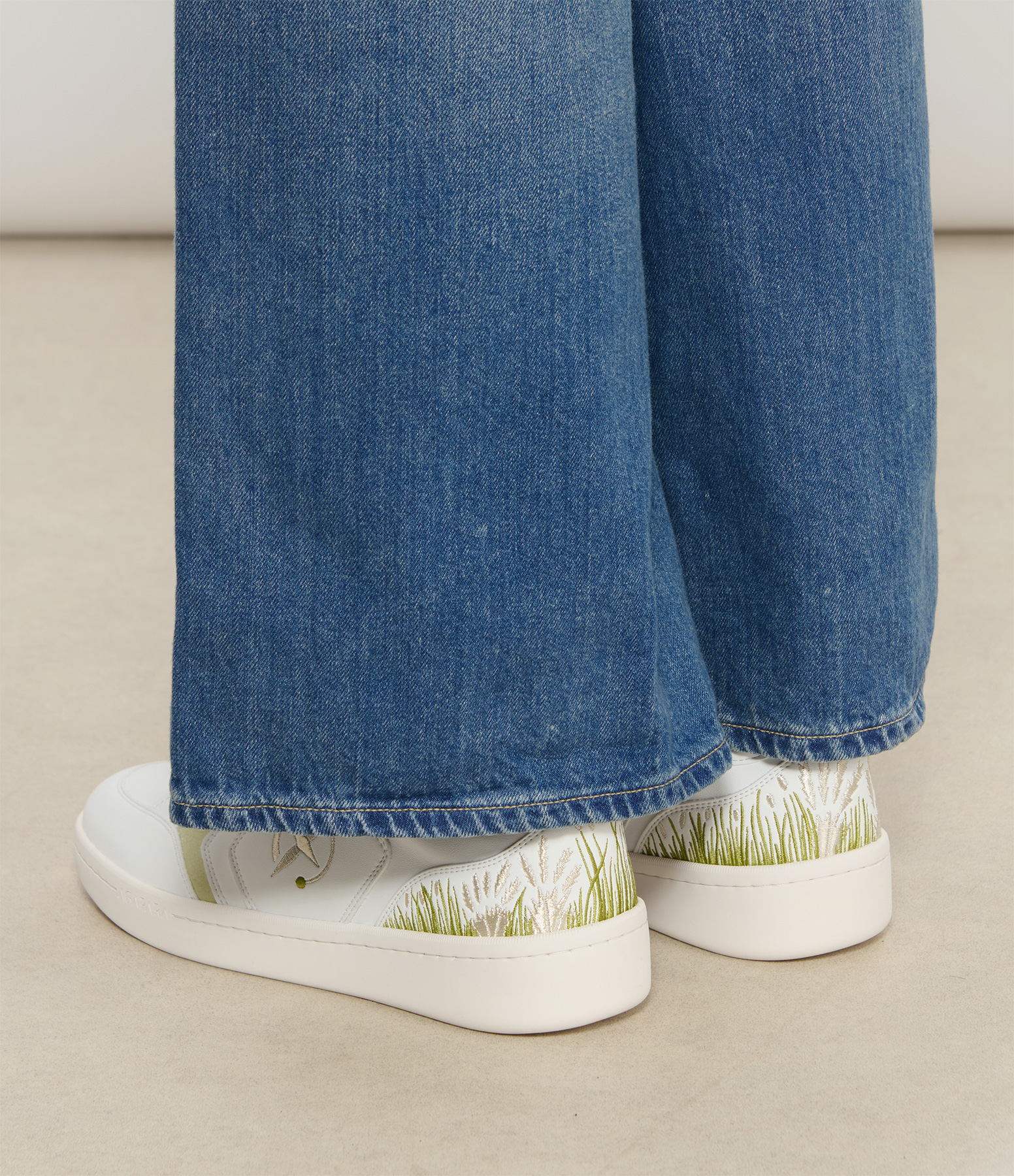 La Caneù T28 Vegan Leather Trainers – Green