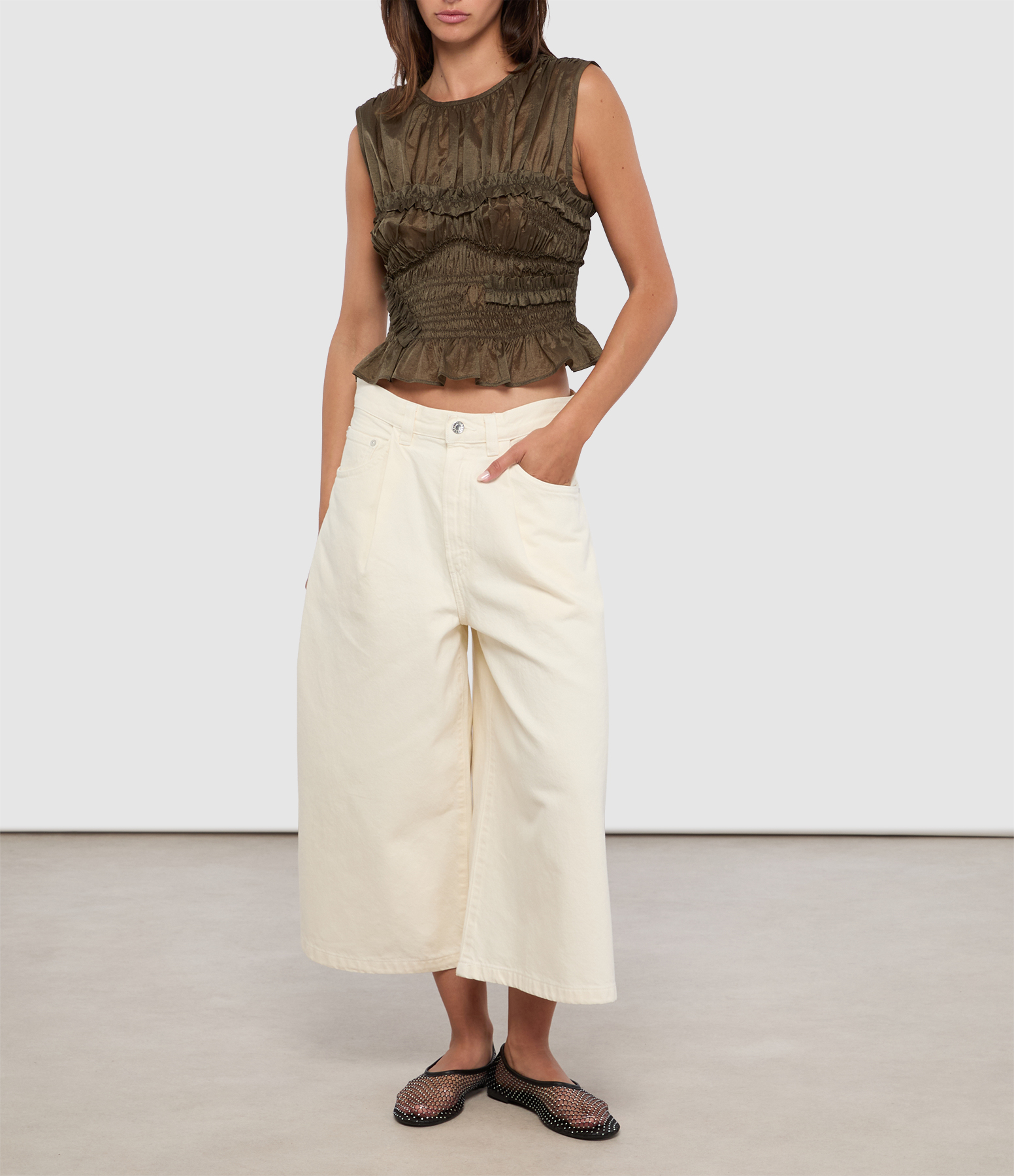 80s Gaucho Solar Bermuda Shorts