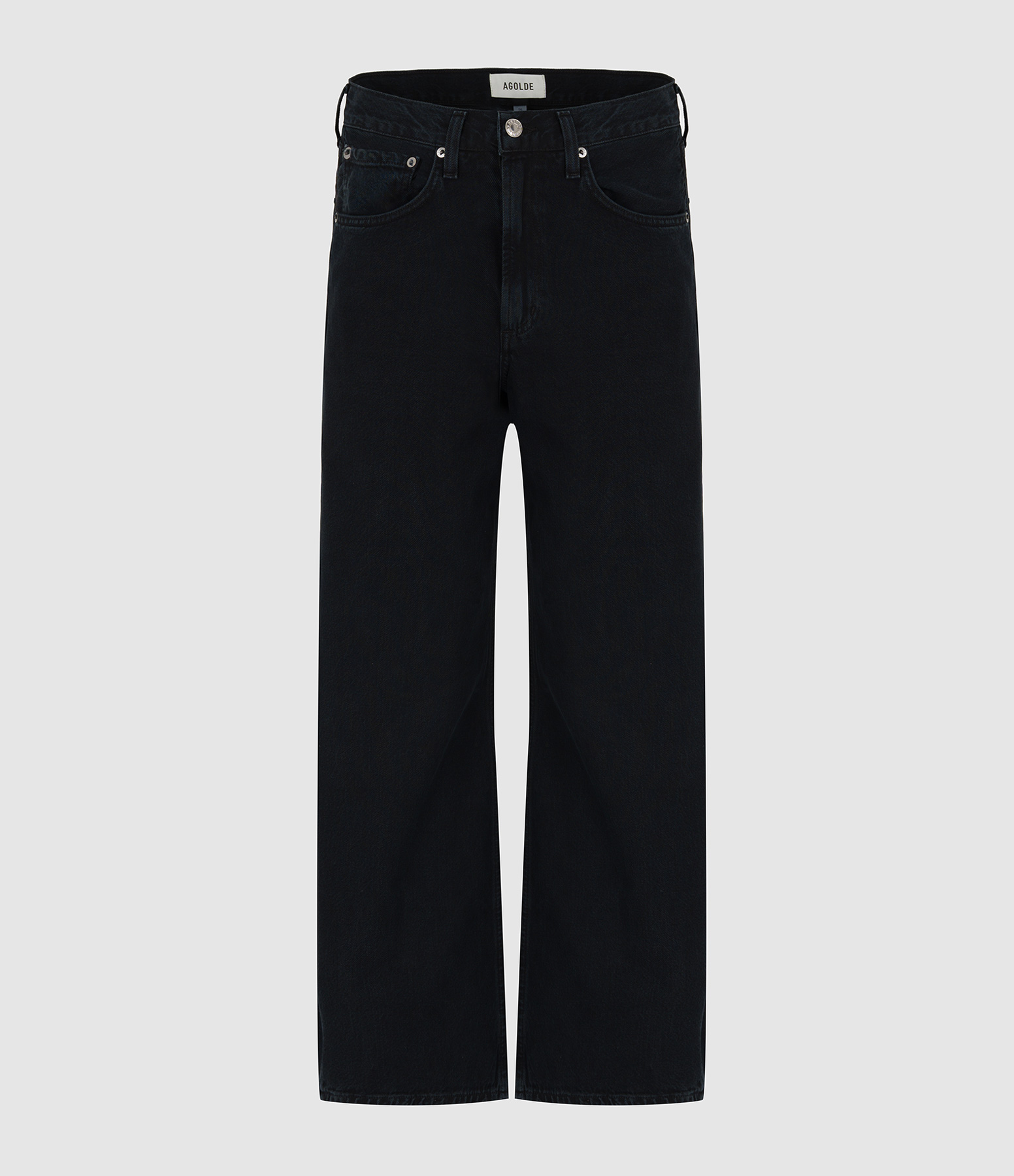Low-rise Crushed Crop Jeans