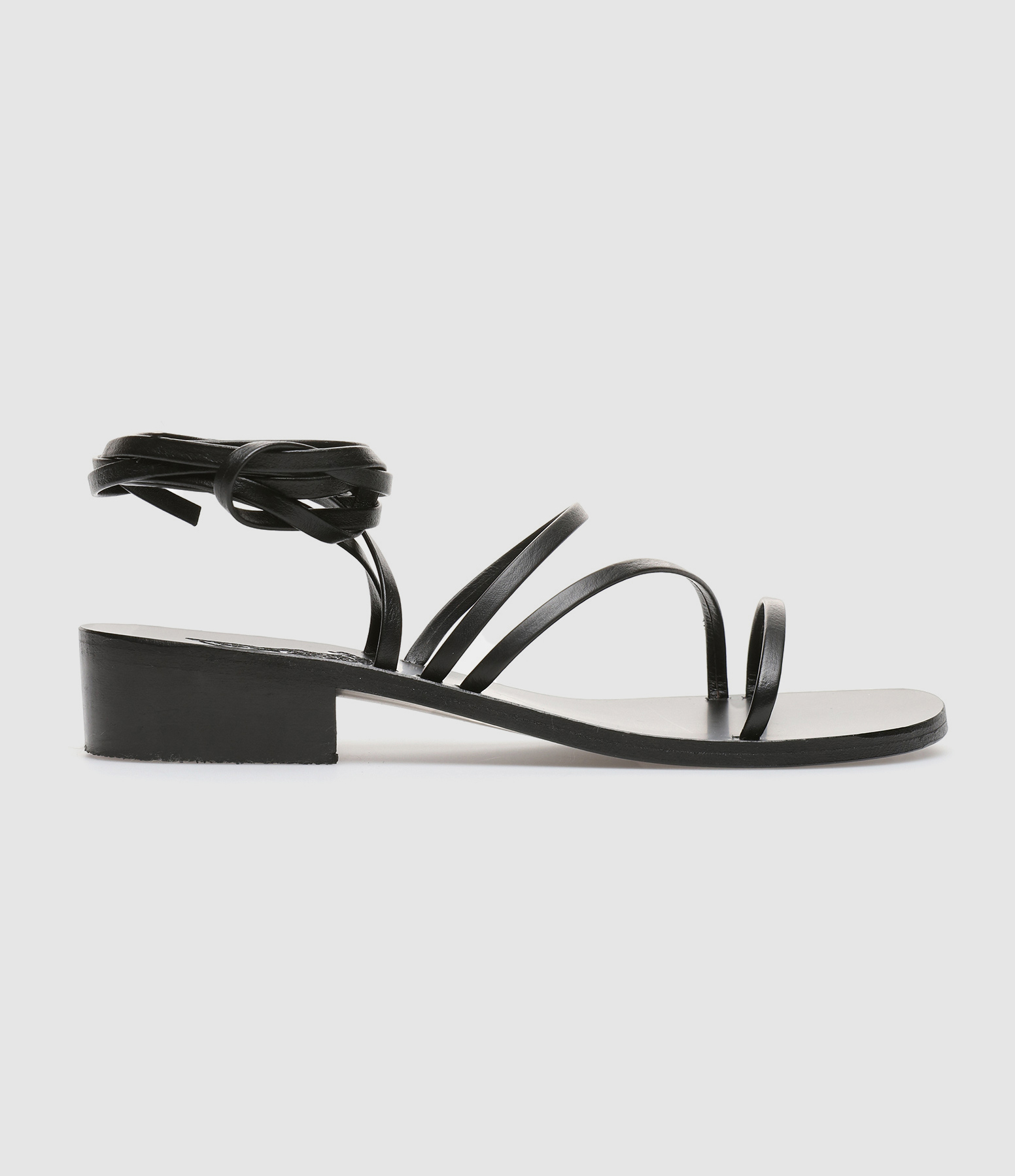 Hara Heel Black Sandals