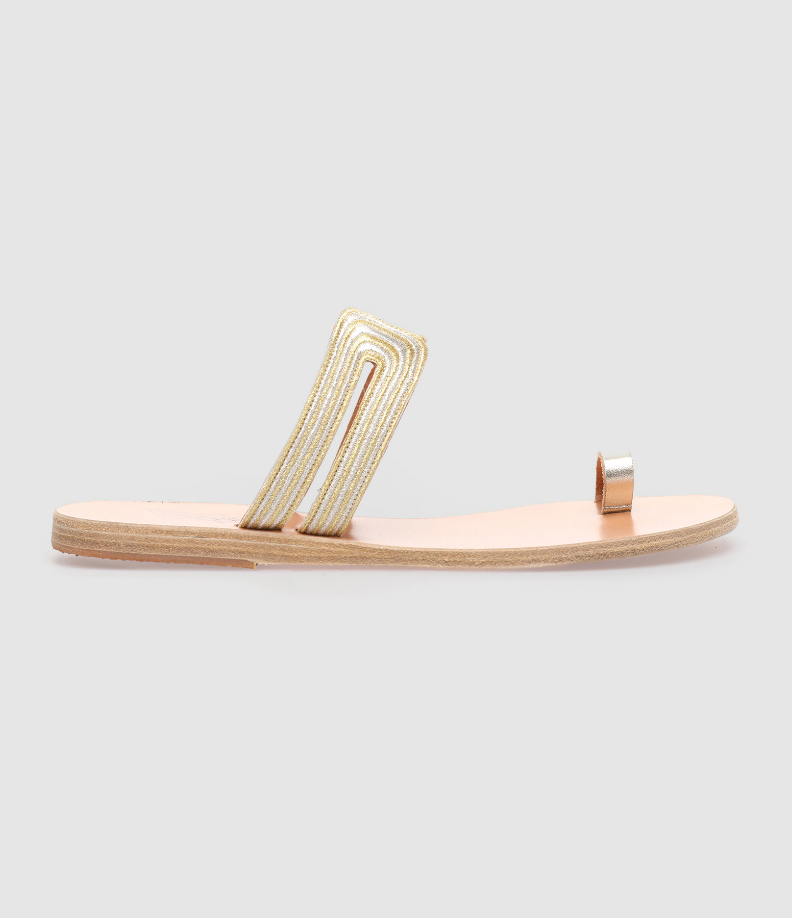 Argos Platinum Embroidered Sandals