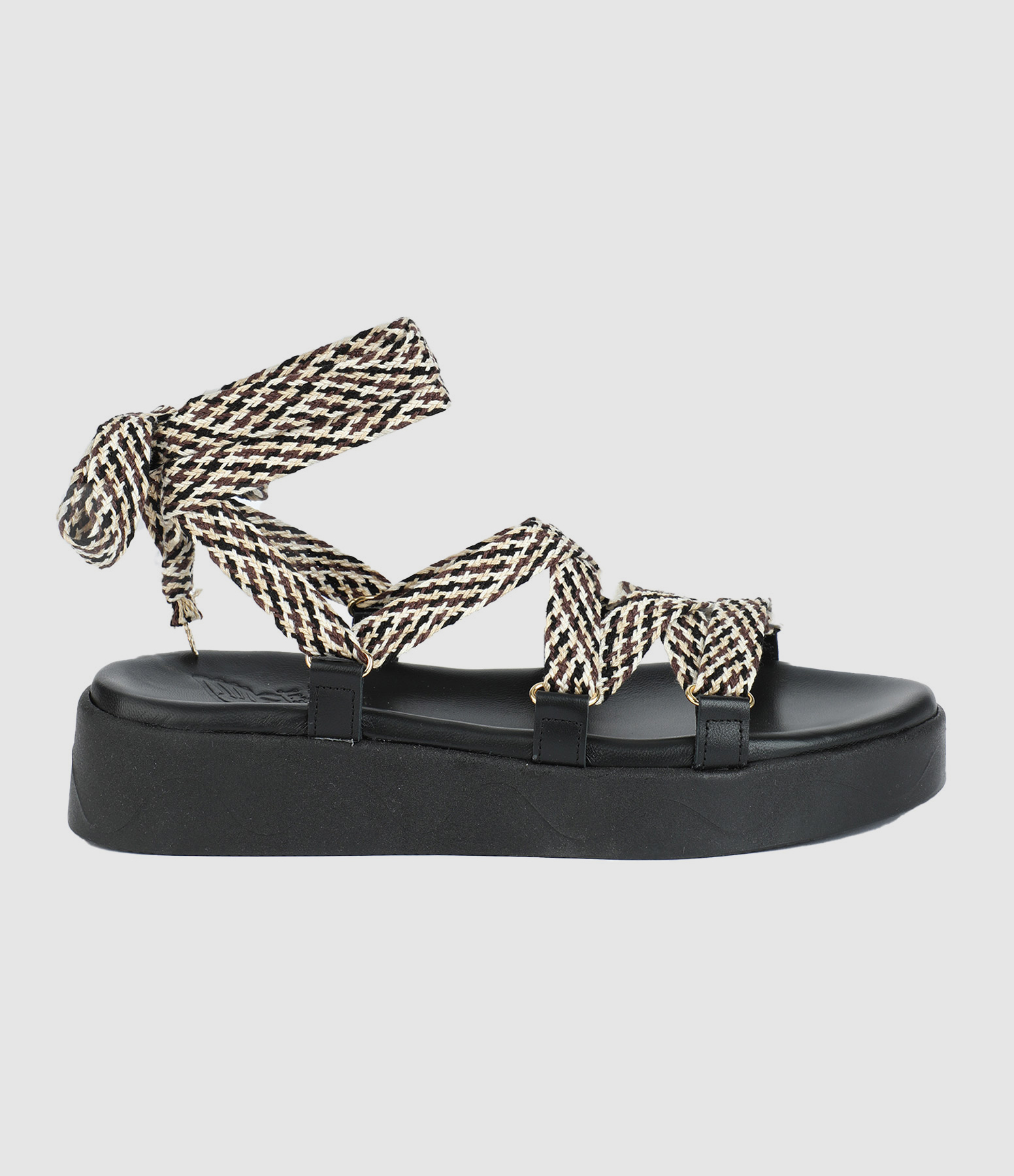Evelina Sandals in Ecru
