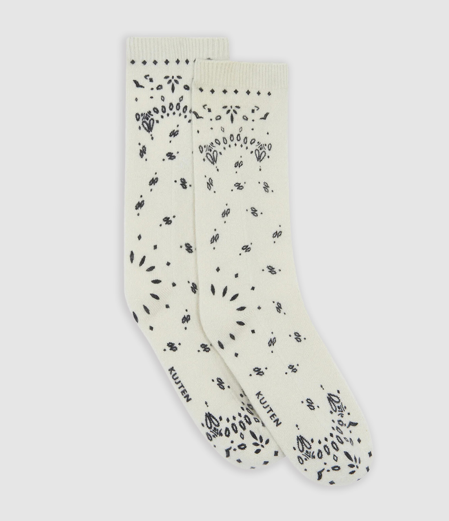 Sig Bandana White and Black Socks