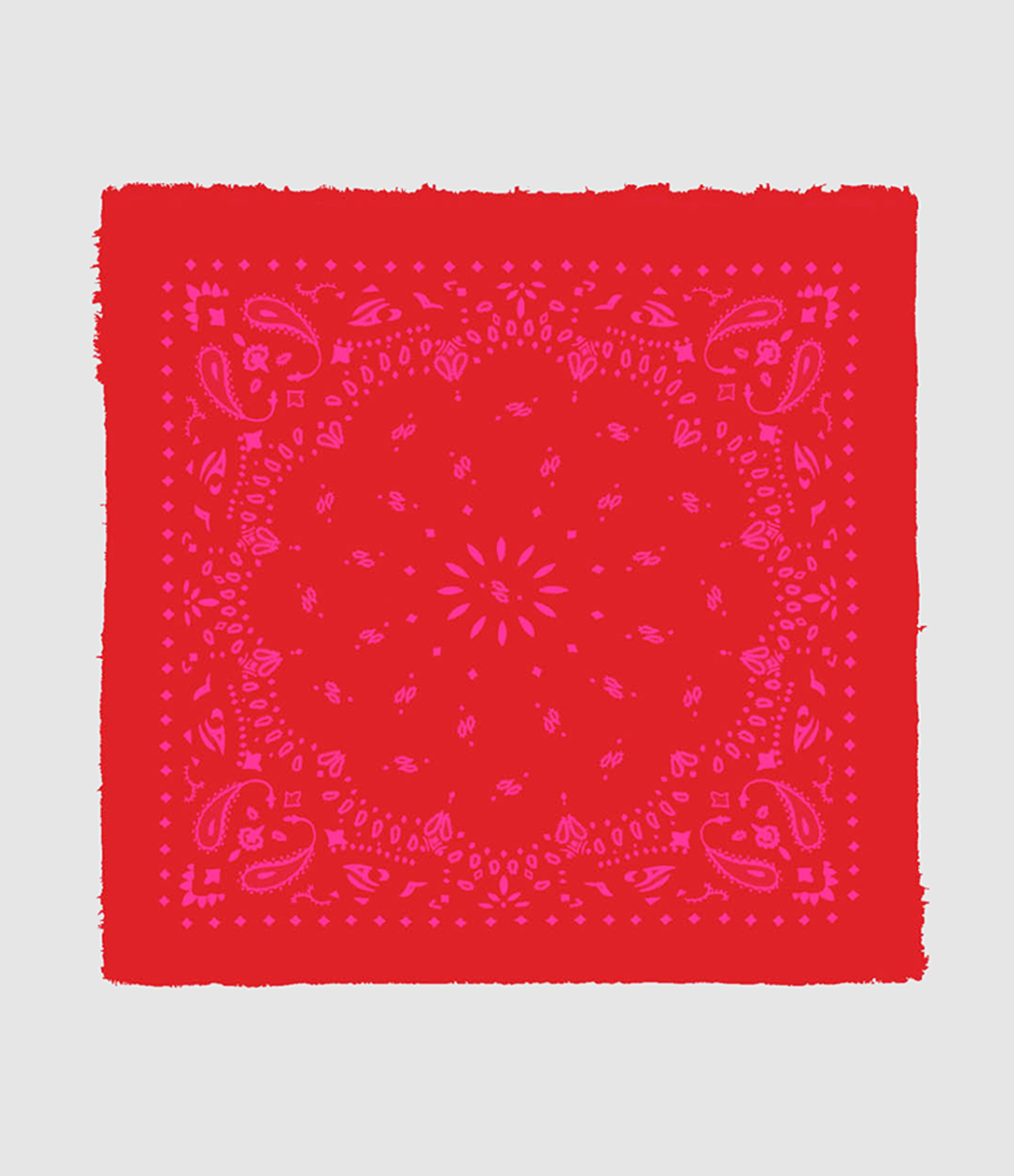 Hachiko Red and Pink Scarf