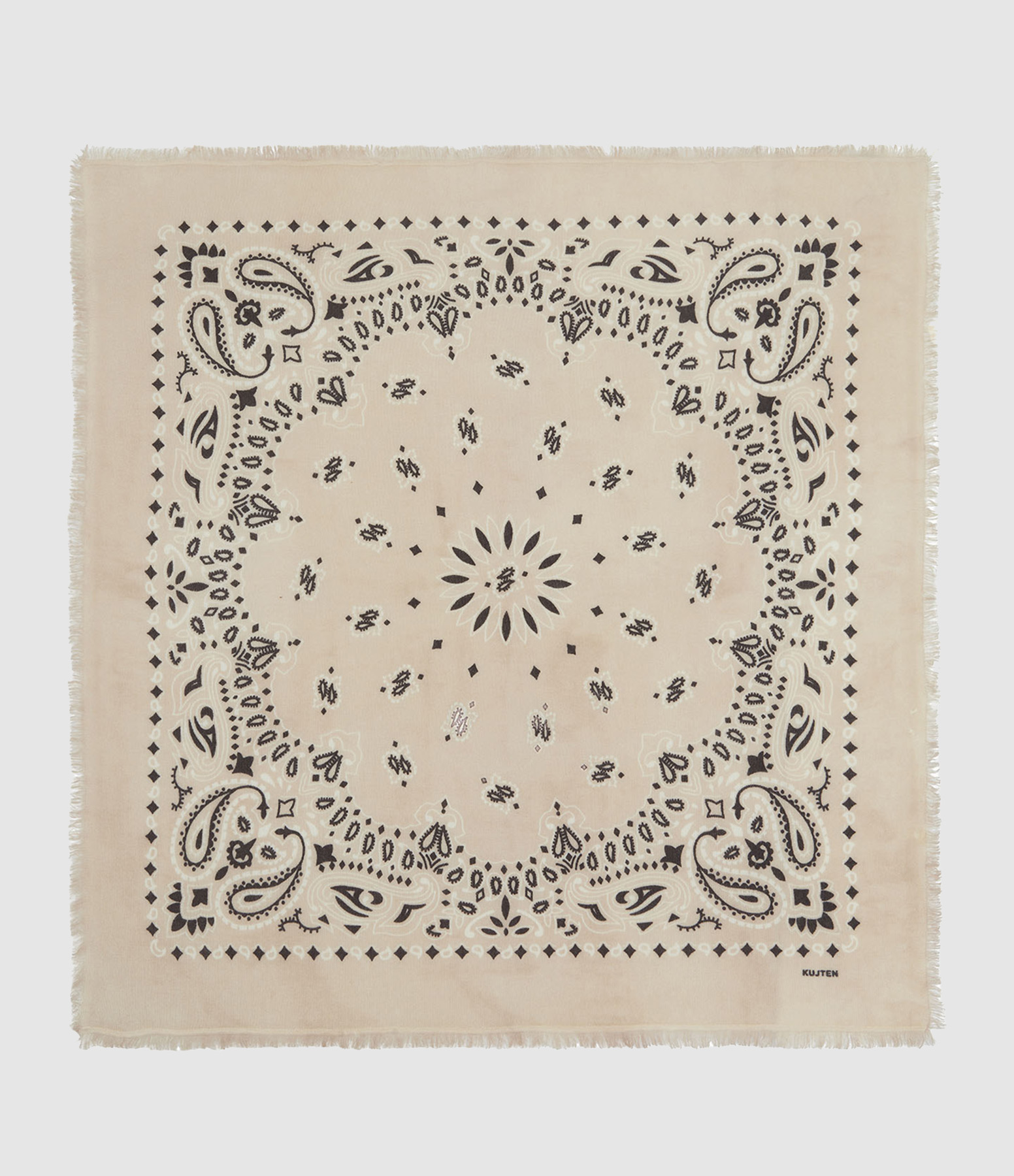 Hachiko Bico Brown Organi Scarf