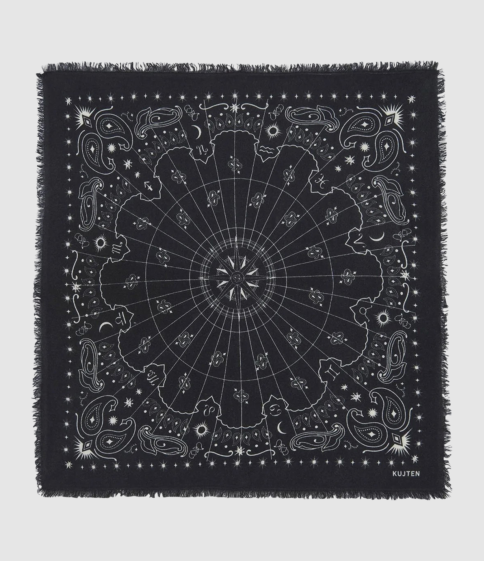 Black Hachiko Scarf, Astro Capsule Collection