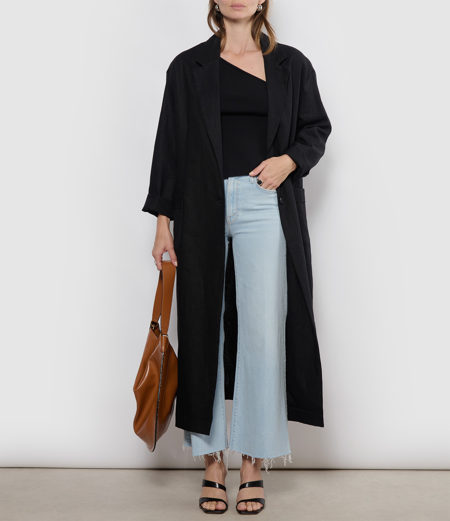 Leandre Long Black Jacket