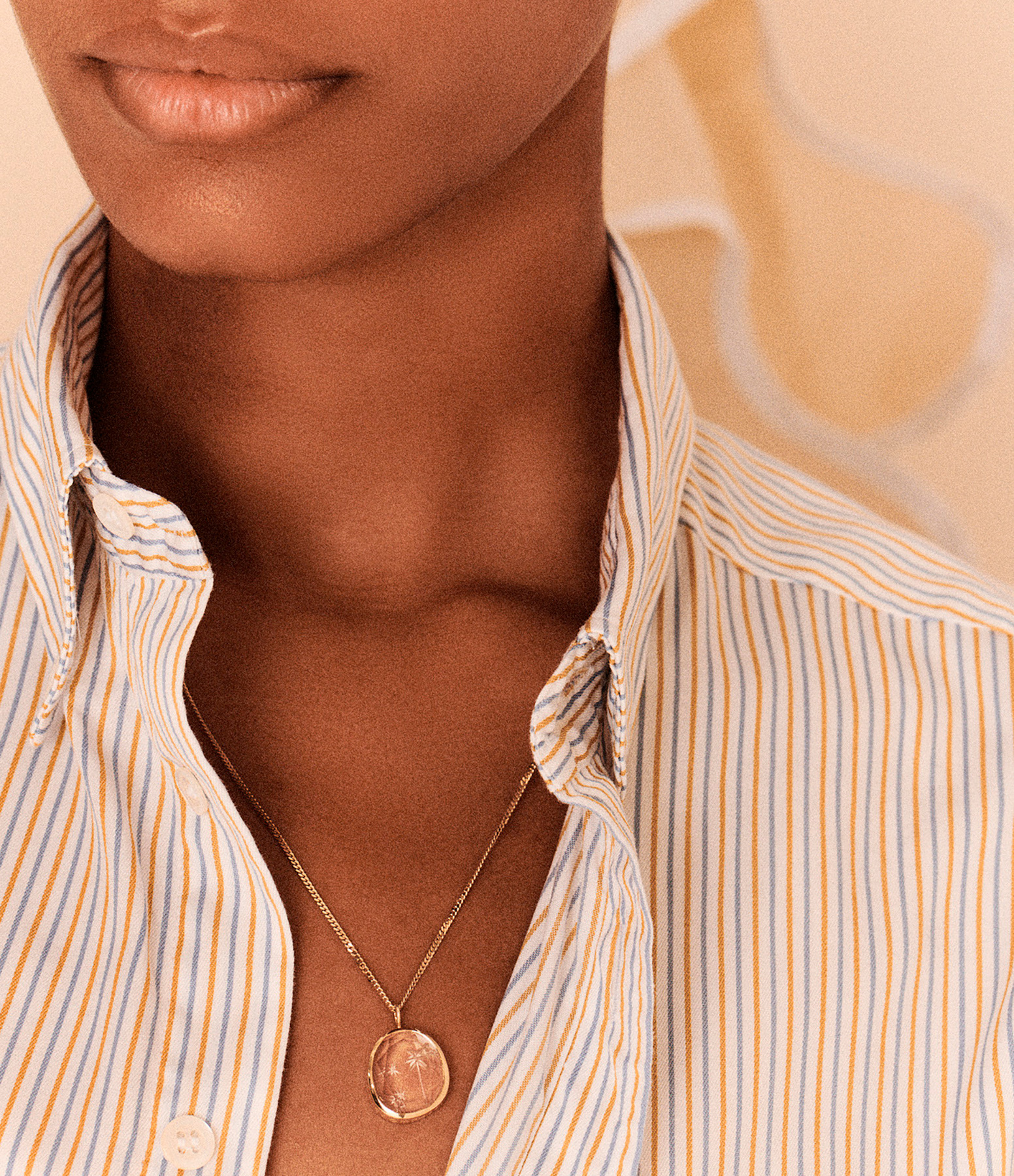 Alba Necklace No. 1, Gold-coloured