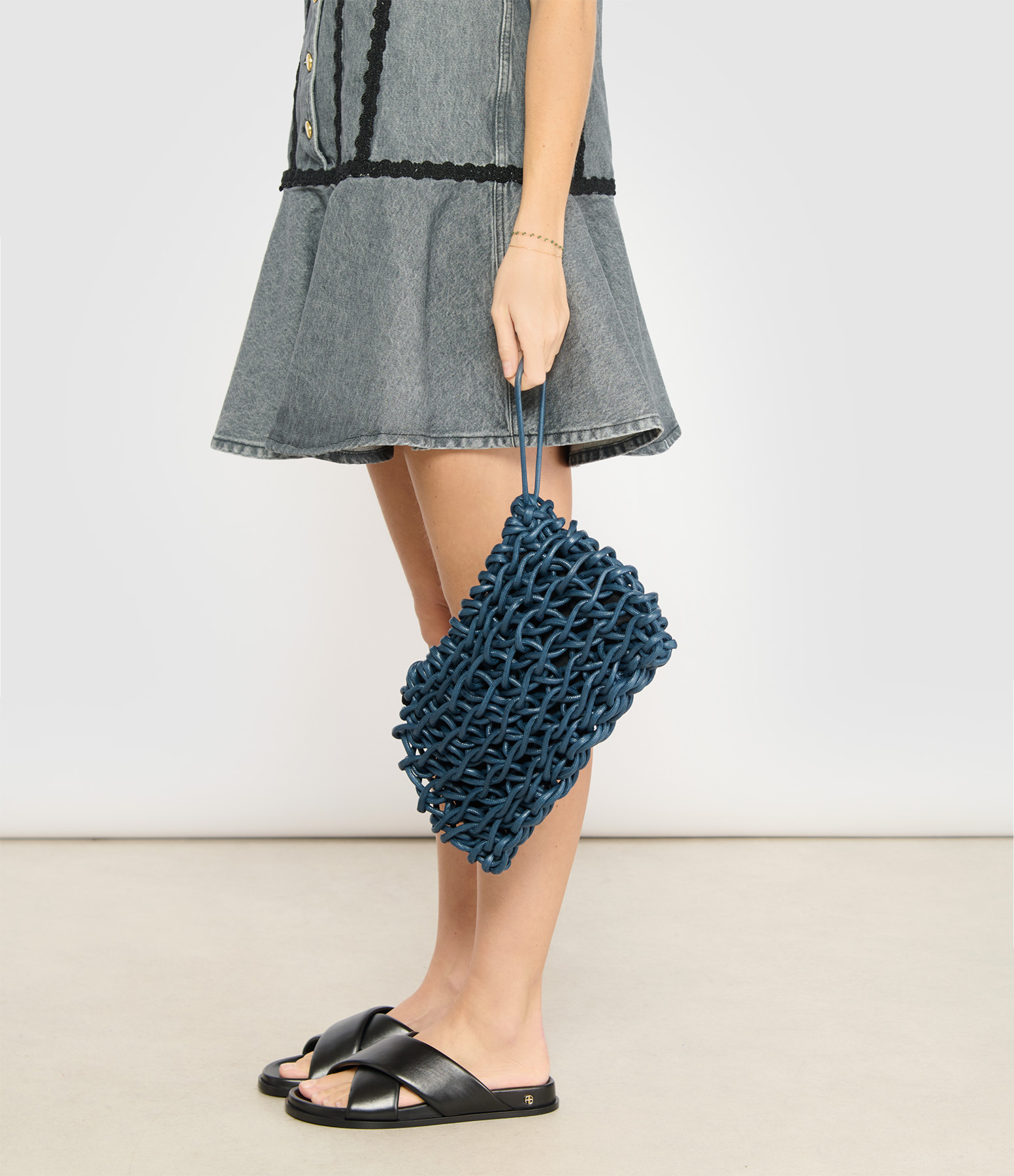 Nora Clutch Bag – Blue