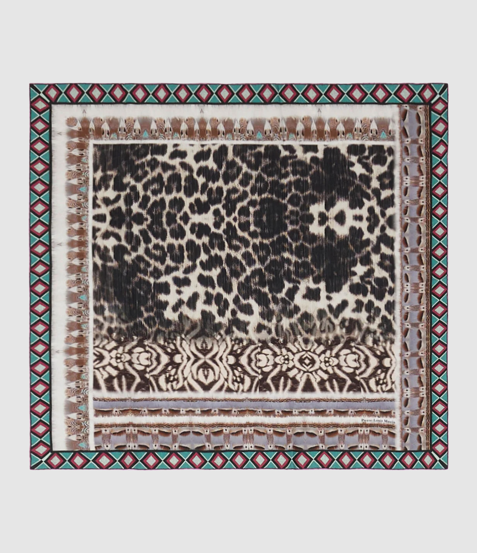 Aloeuw Scarf, 67 x 67 cm, Multicoloured
