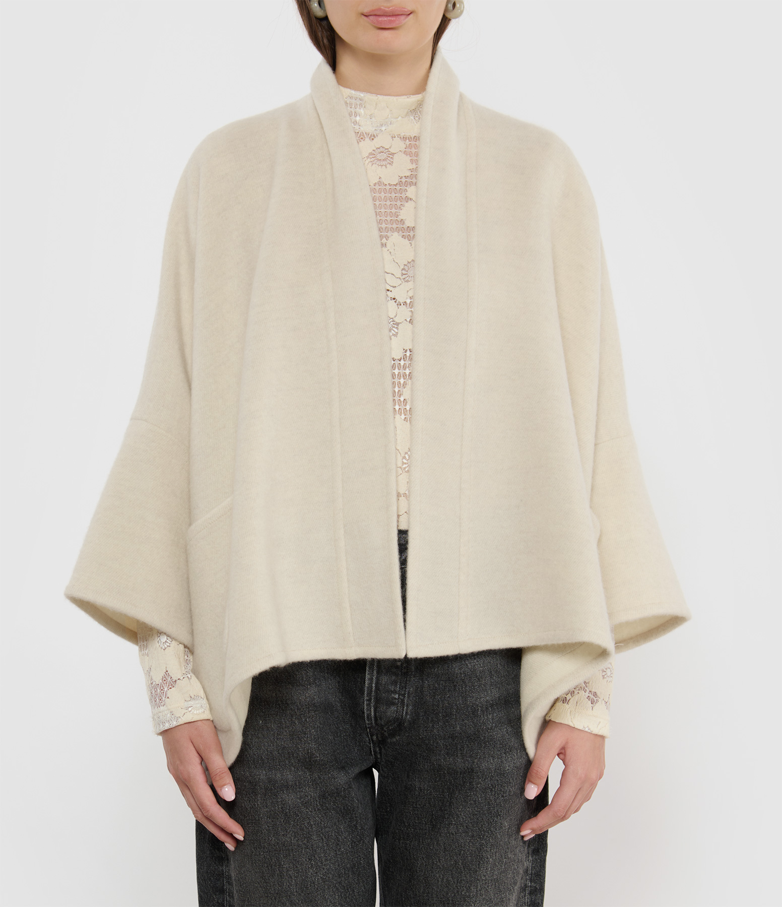 Rosa Gravier White Jacket