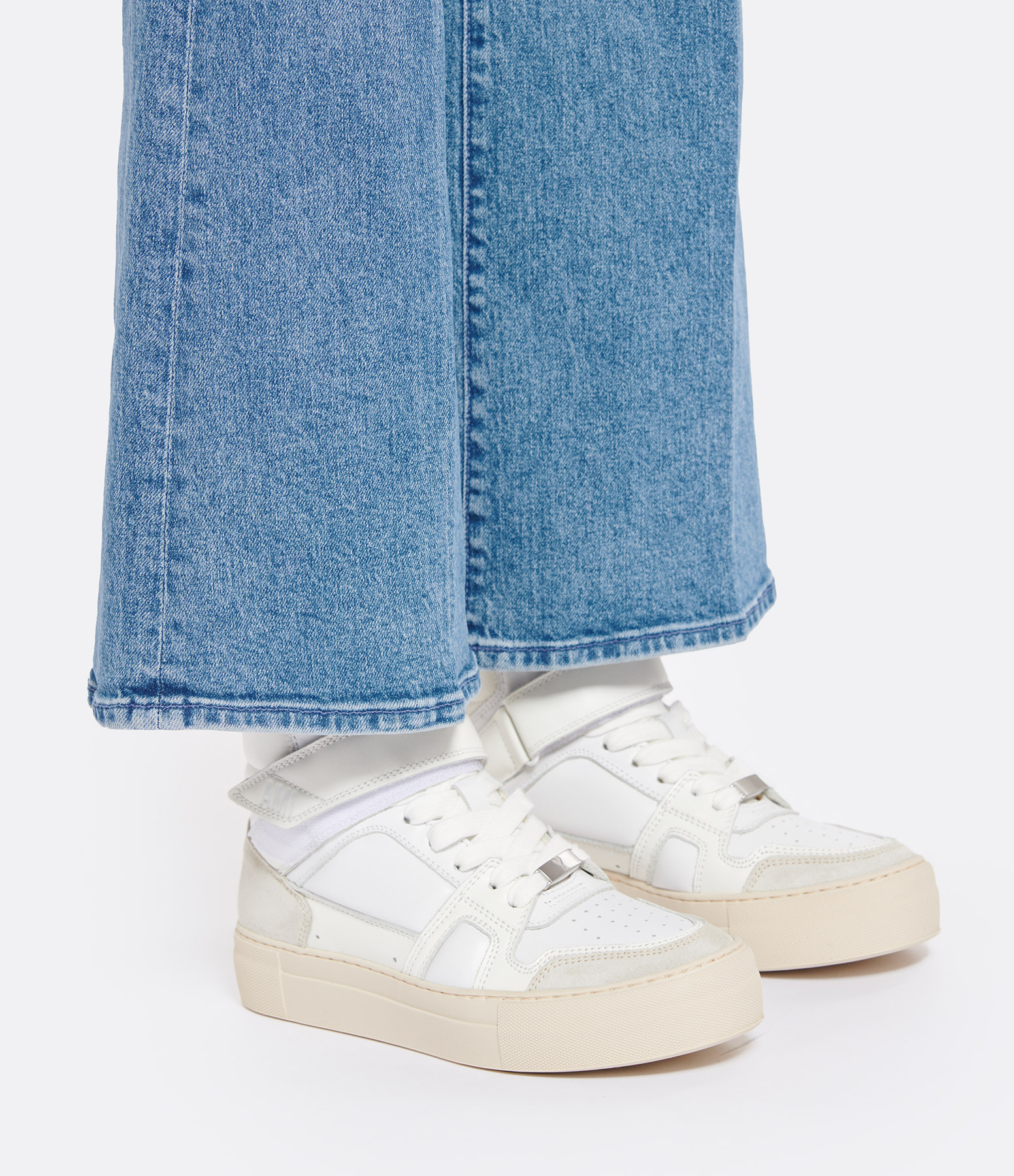 Unisex White Cotton Trainers