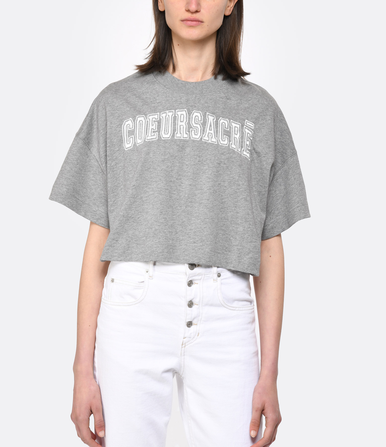 Mélange Grey Organic Cotton T-shirt