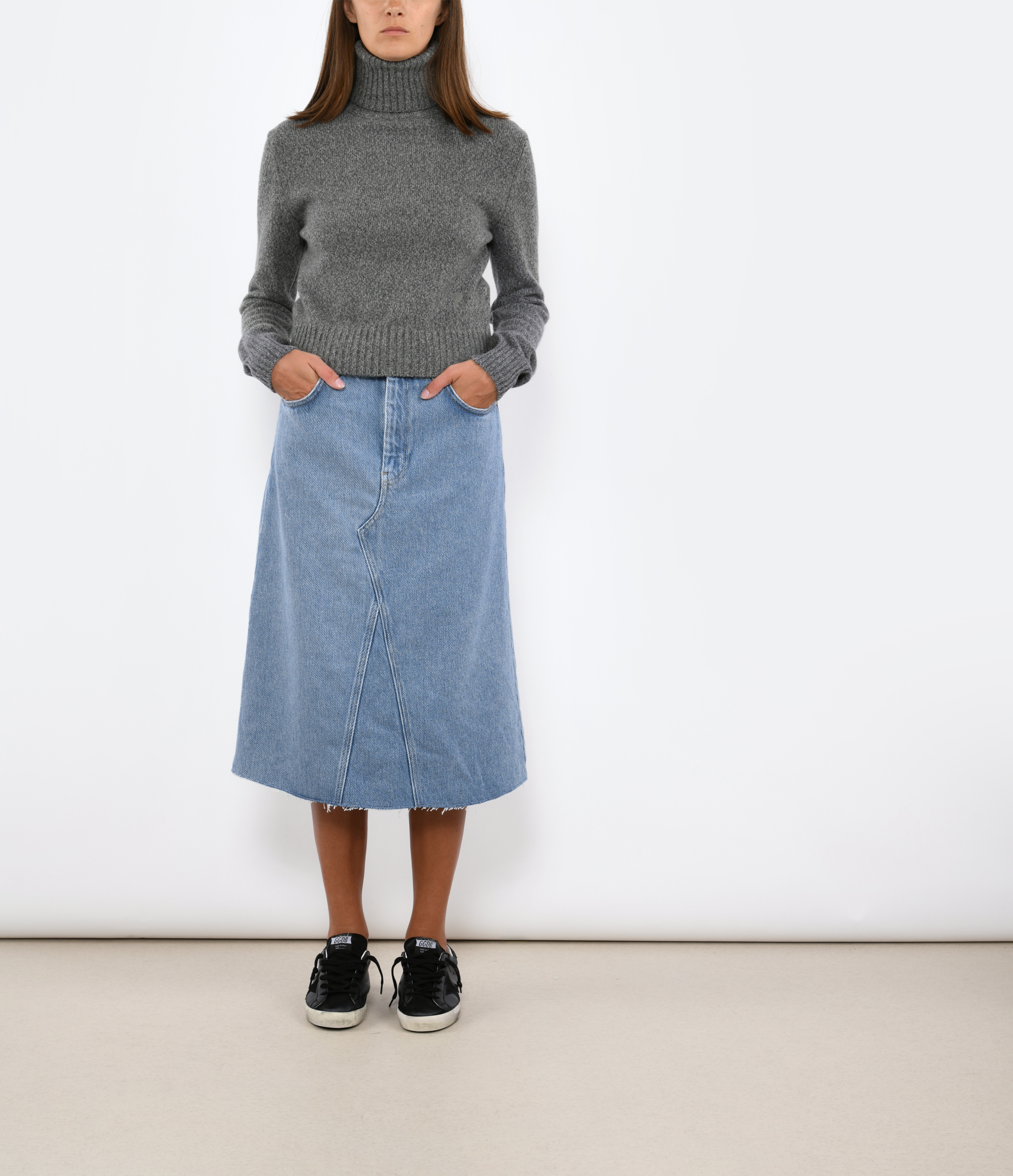 Ami de Cœur Heather Grey Jumper