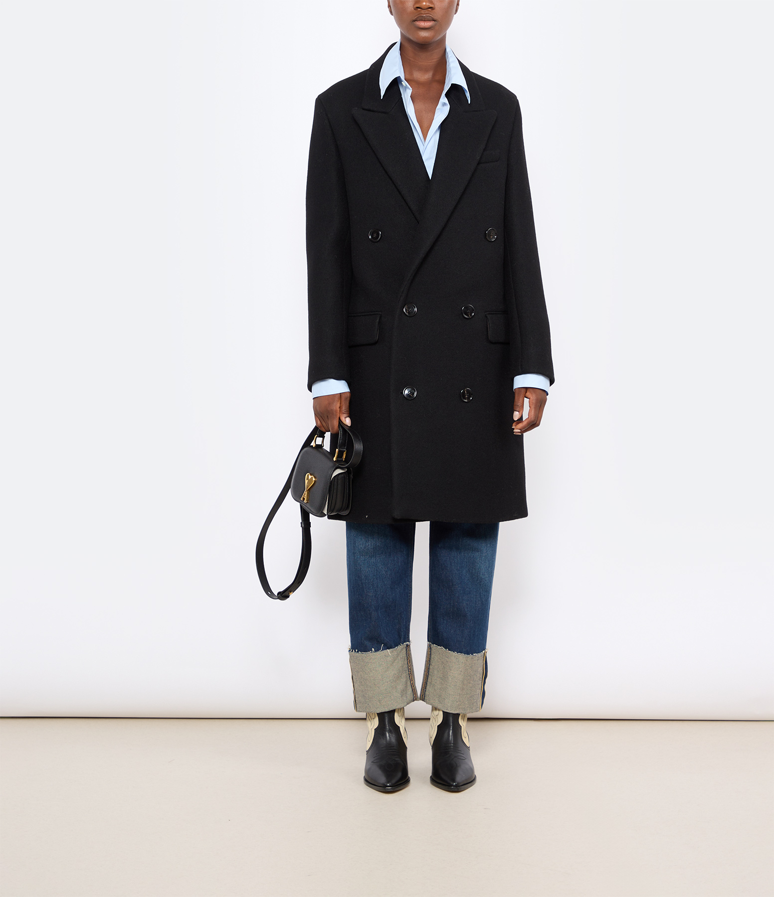 Black Wool Coat