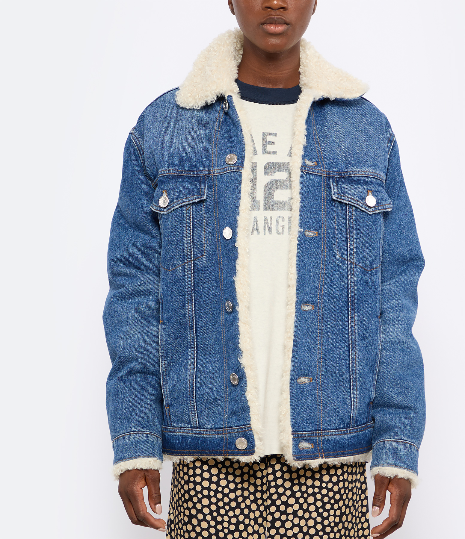 Unisex Blue Used Jacket
