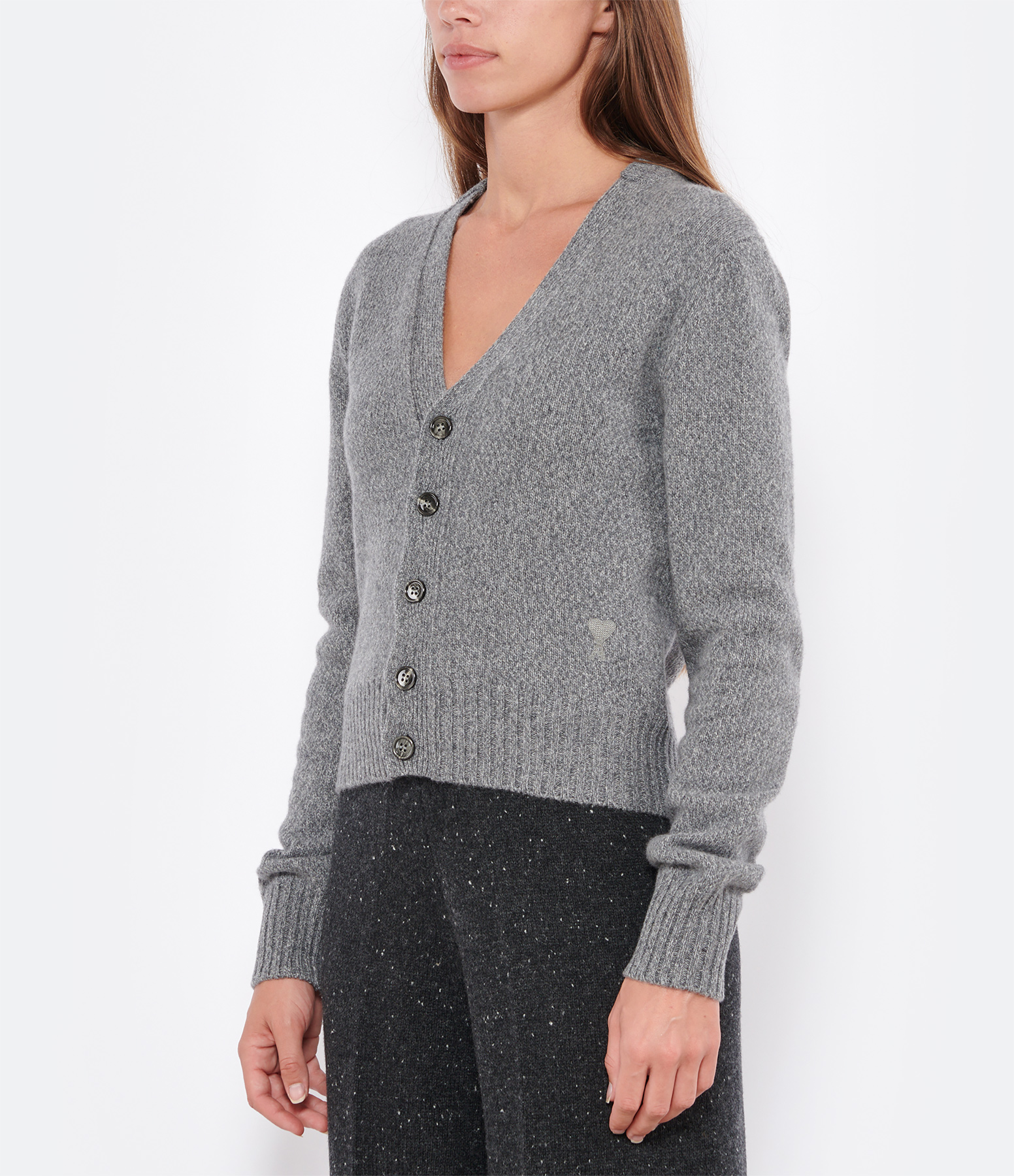 Mélange Grey Cardigan