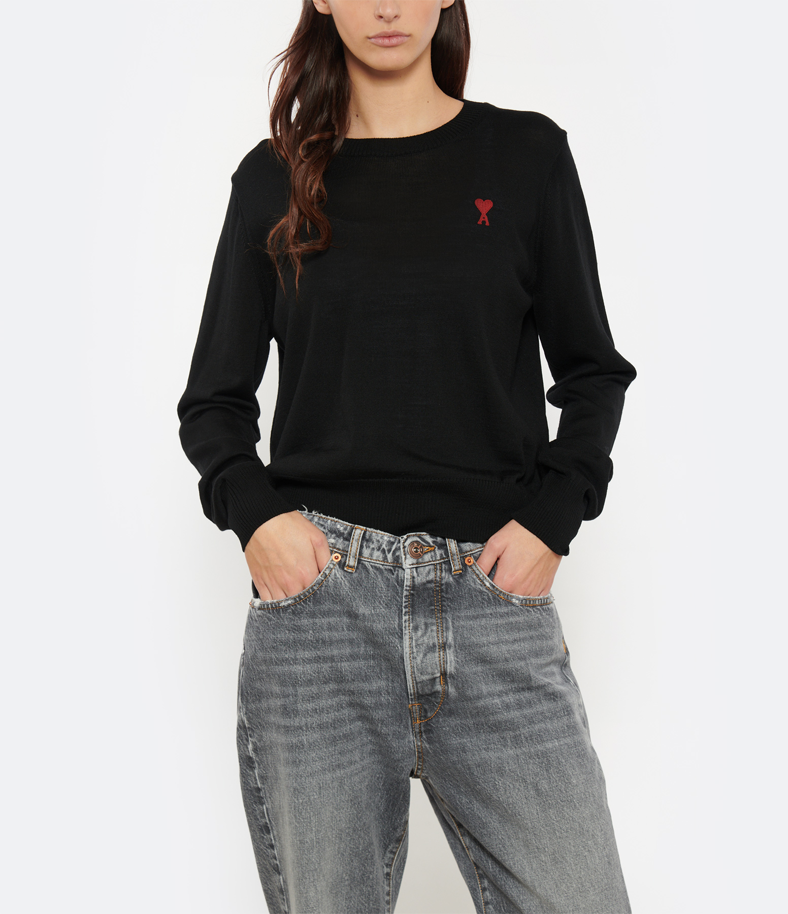 Black Unisex ‘Ami de Cœur’ Jumper