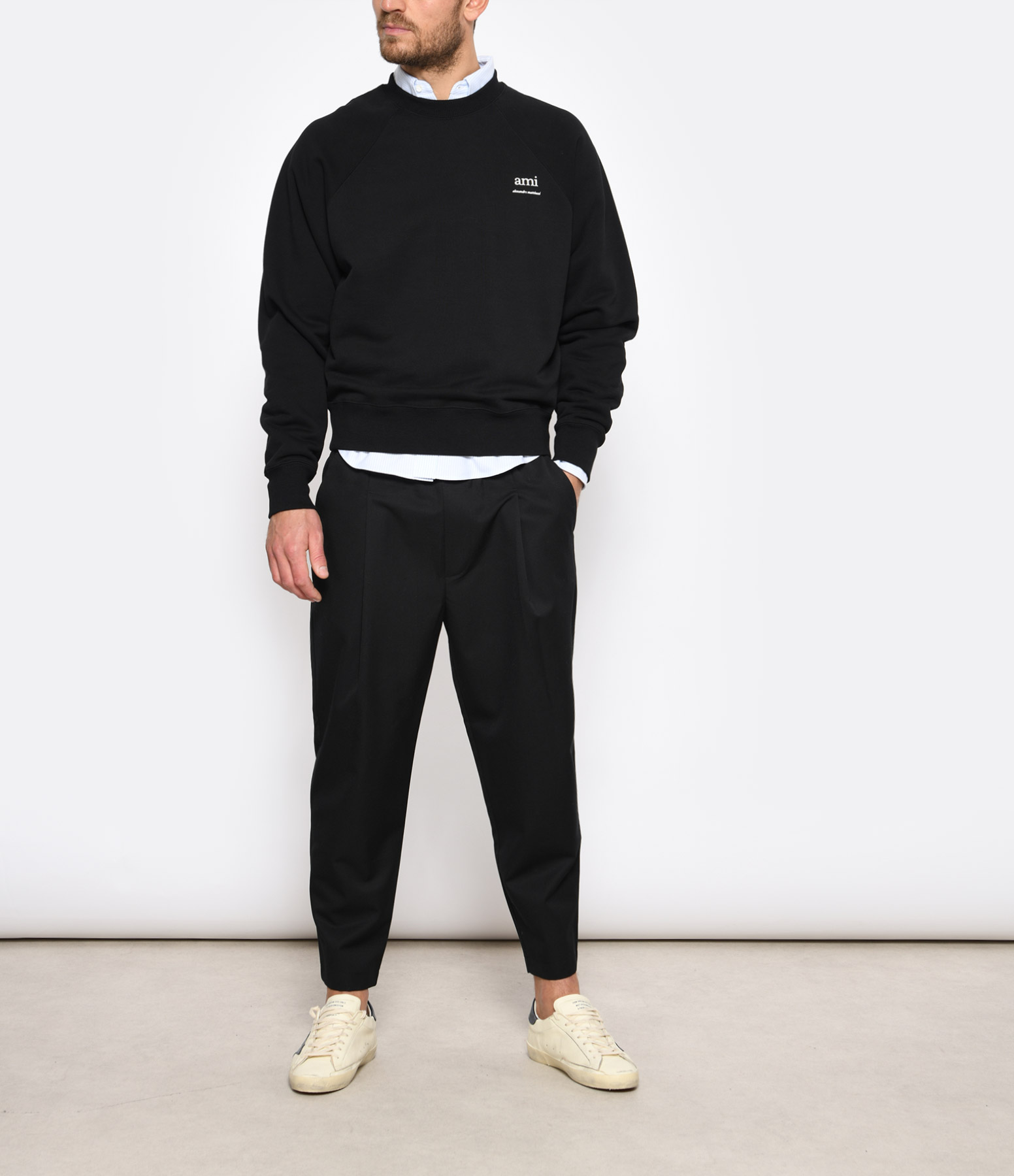 Alexandre Matiussi Unisex ‘Ami de Cœur’ Black Cotton Sweatshirt