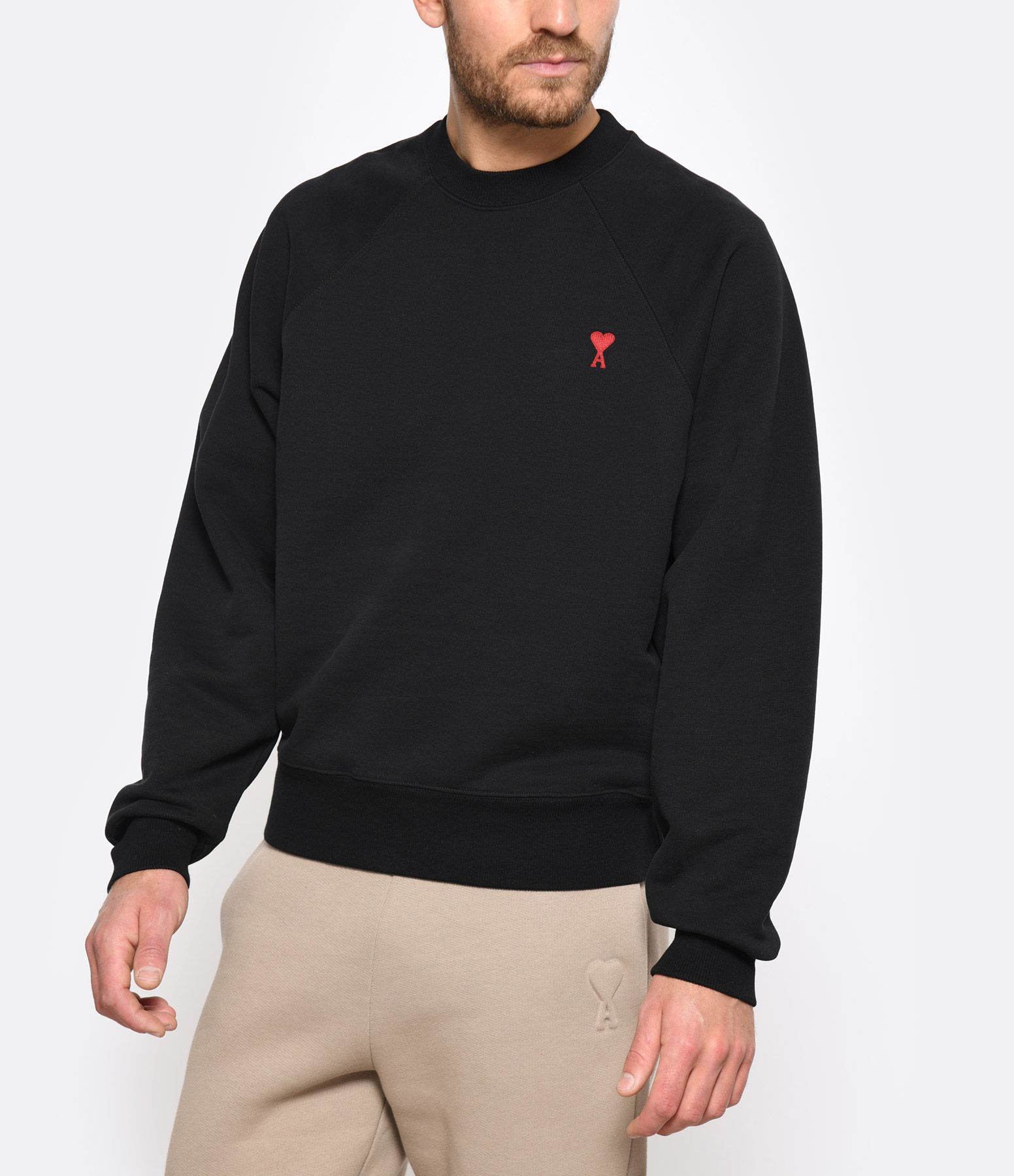 Unisex ‘Ami de Cœur’ Black Sweatshirt