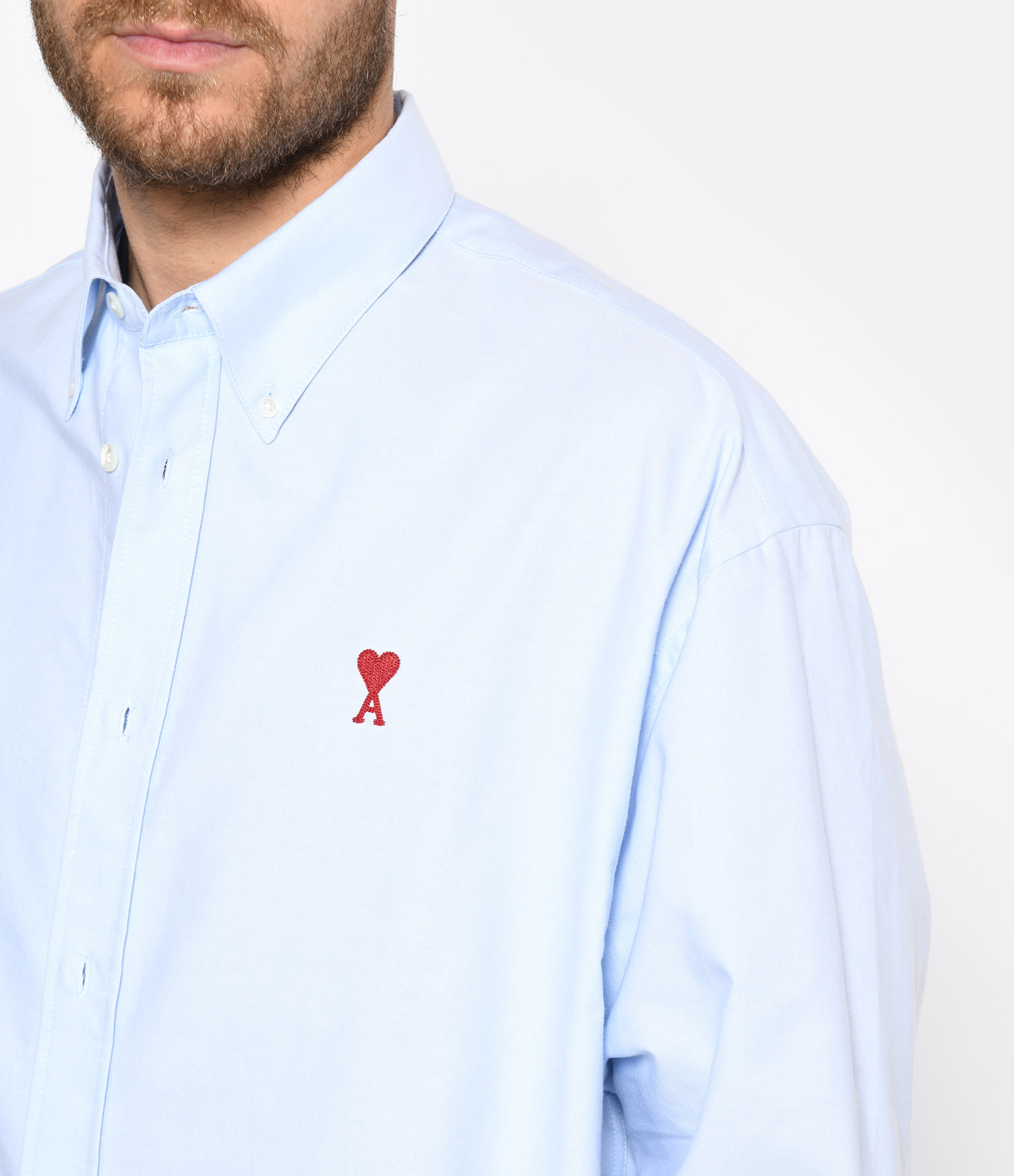Unisex Sky Blue Cotton Shirt