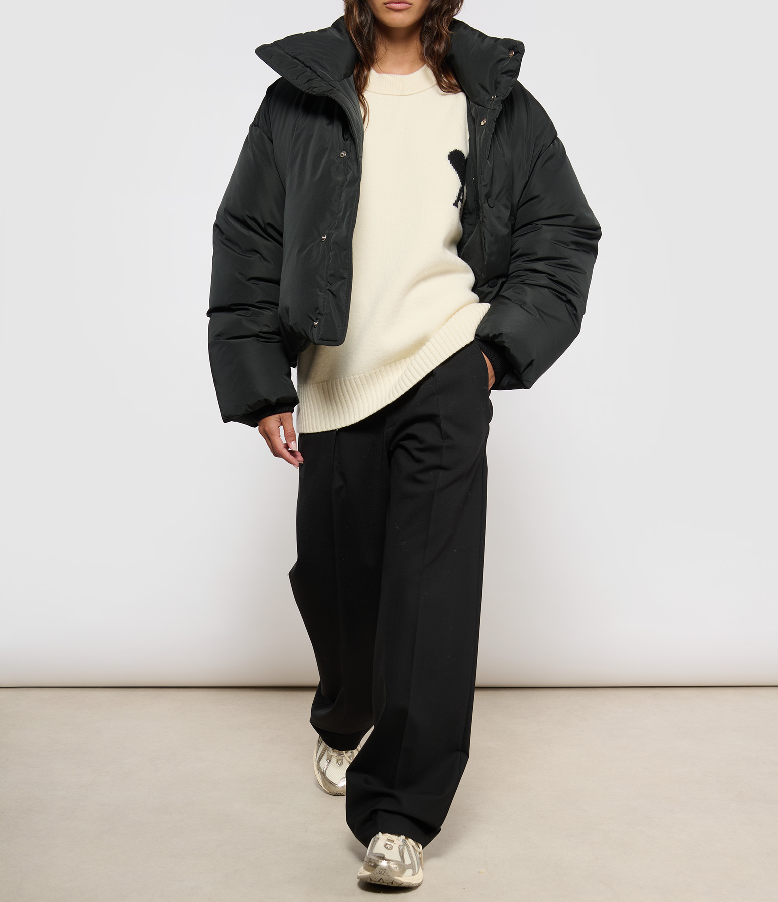 Black ‘Ami De Coeur’ Down Jacket