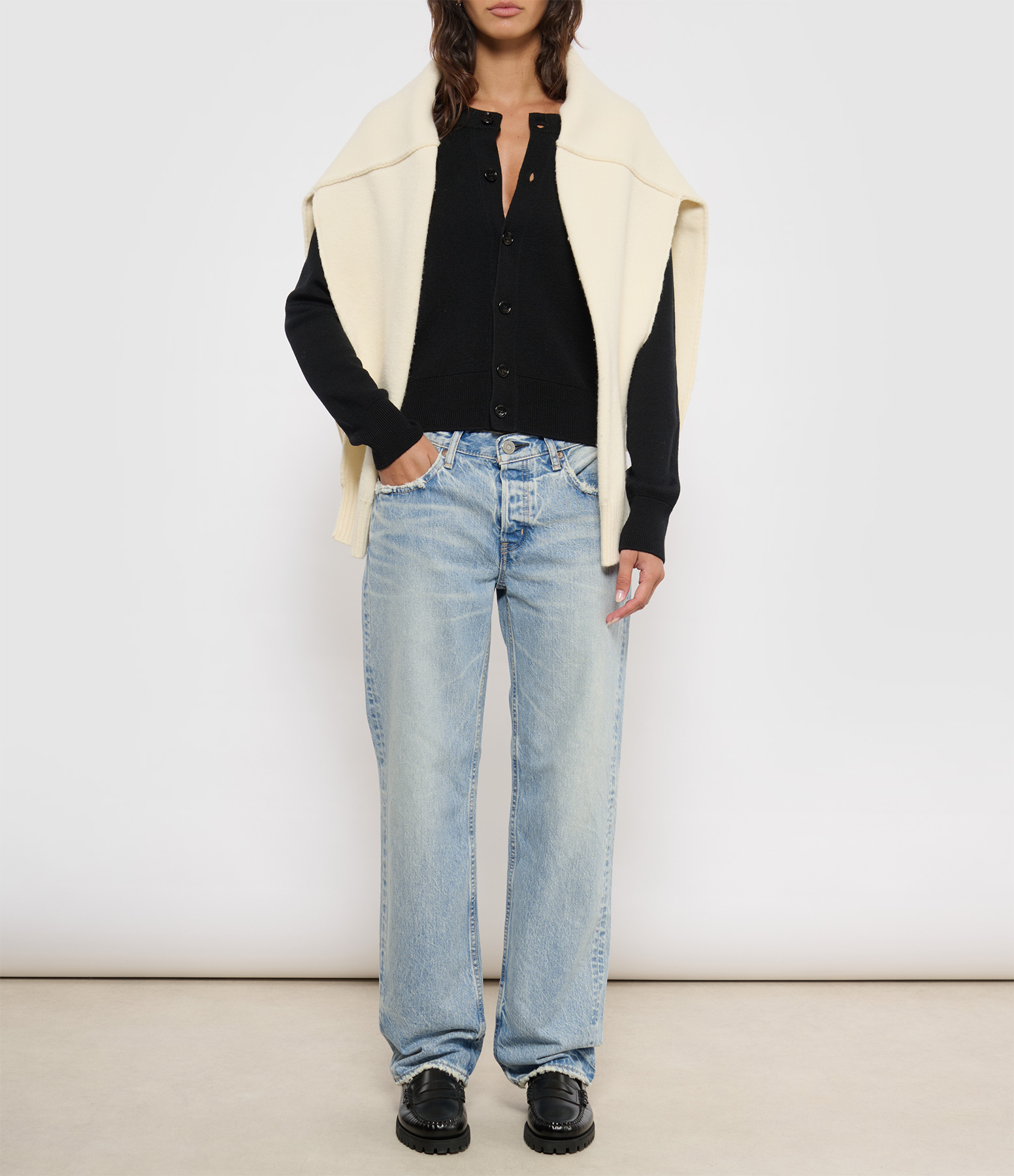 Ami De Coeur Black Cardigan