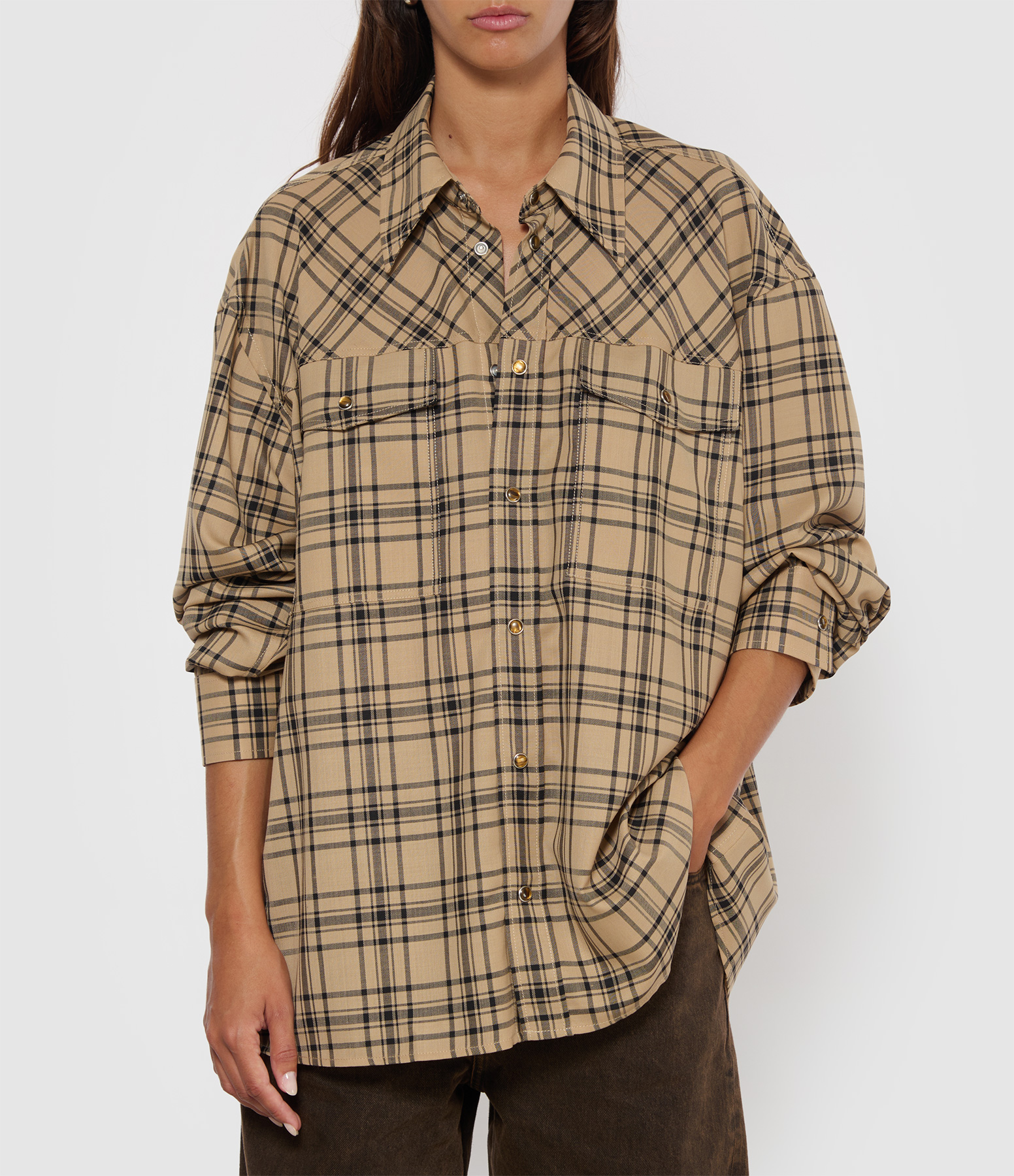 Black Camel Lumberjack Shirt