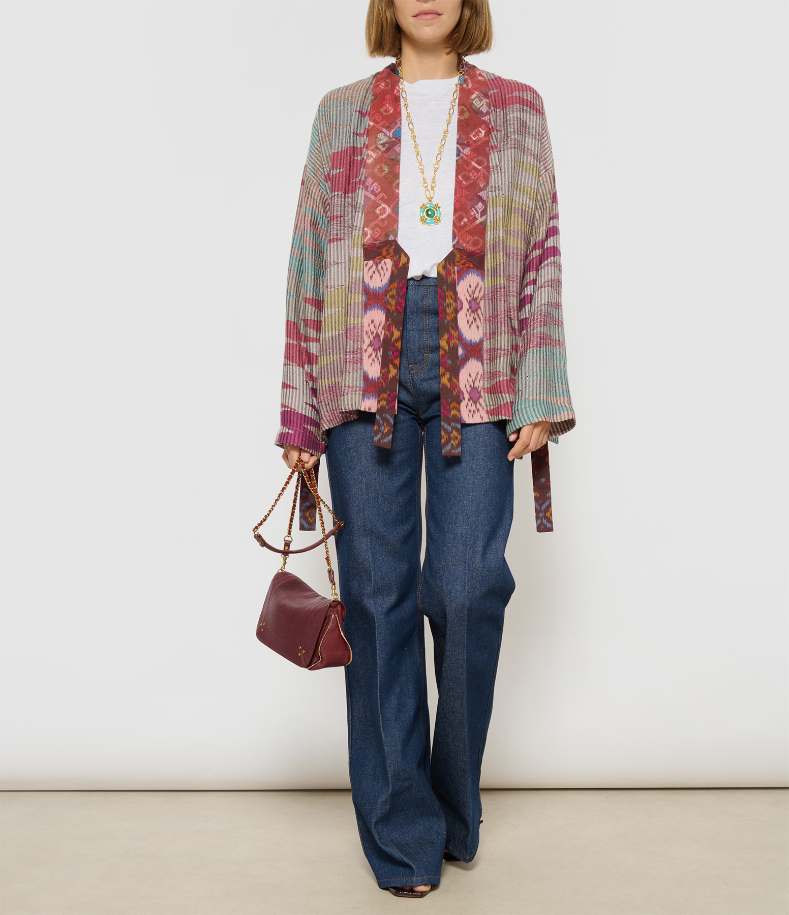 Indigo Flare-Fit Jeans