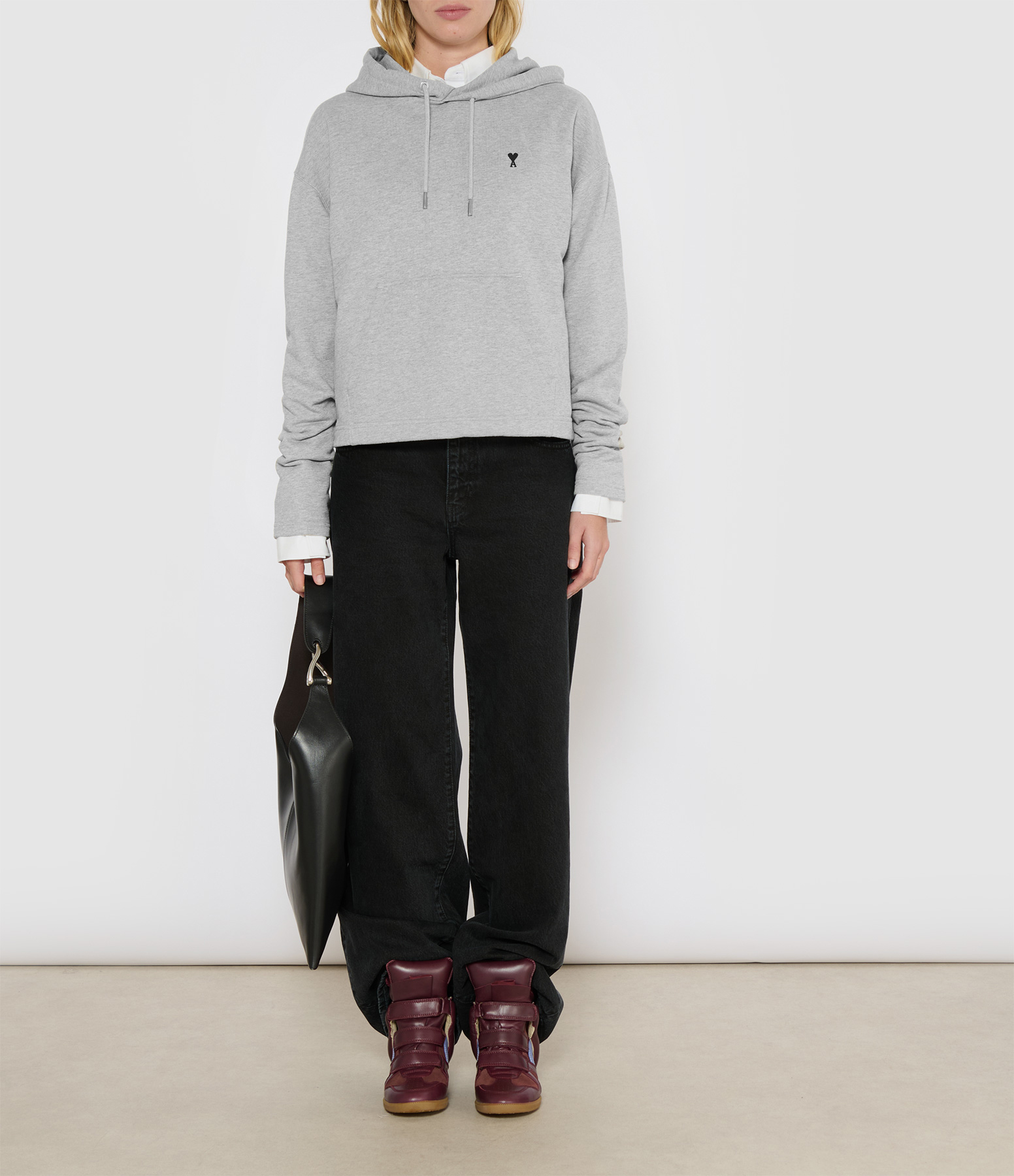 Grey ‘Ami De Coeur’ Hooded Sweatshirt