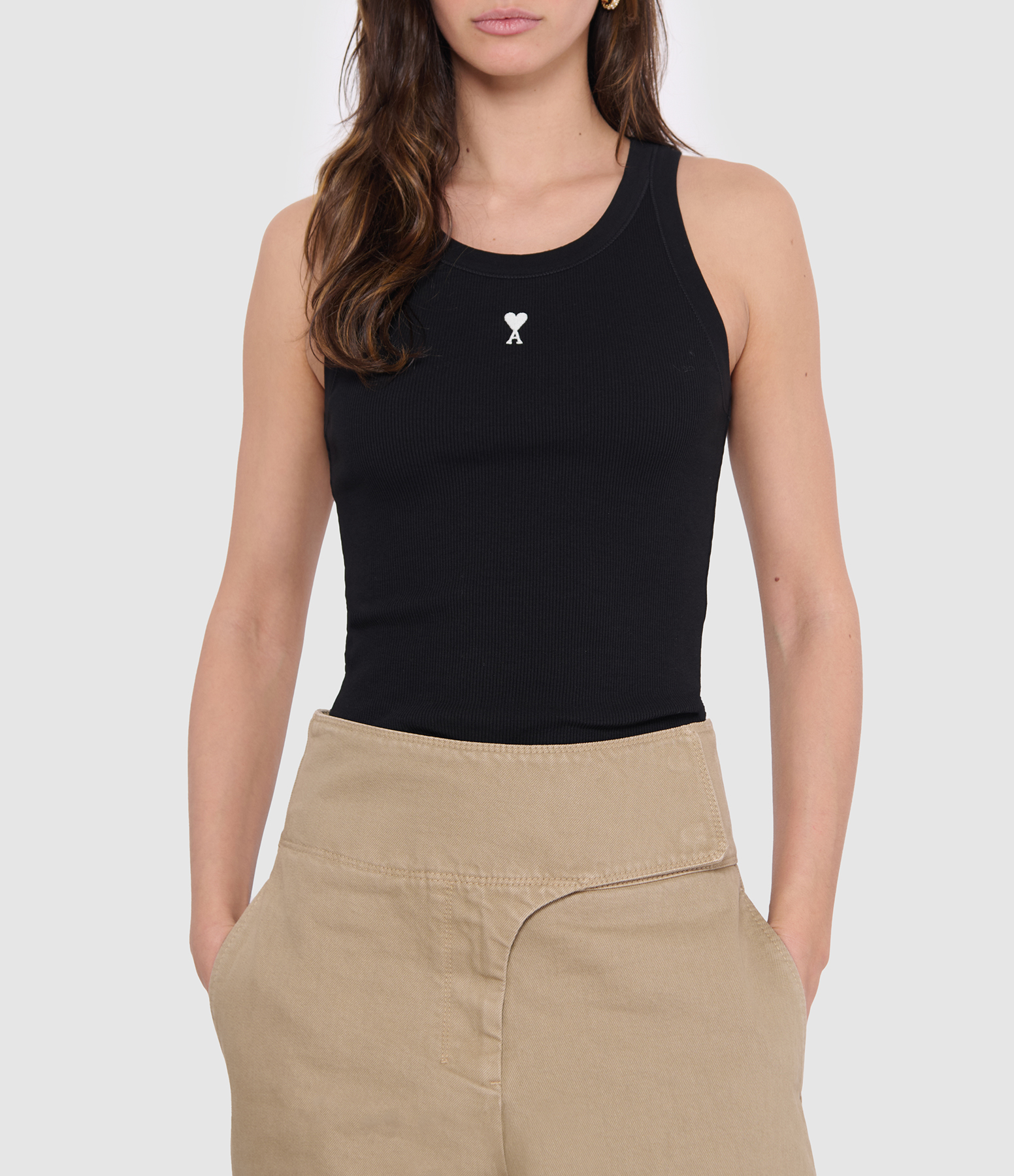 Top with contrasting black, white and cream ‘Ami De Coeur’ design