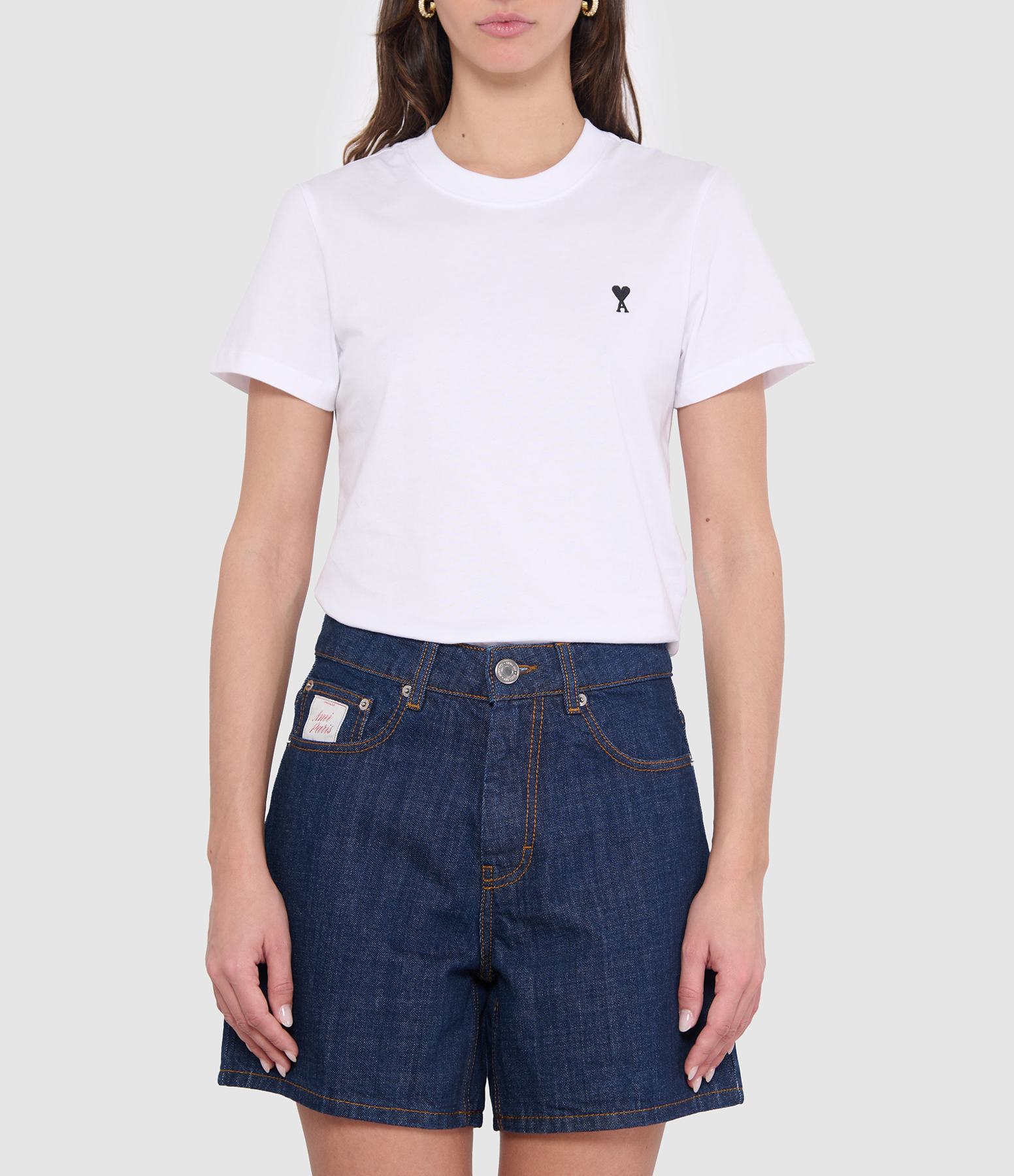 Contrasted ‘Ami de Cœur’ White T-shirt