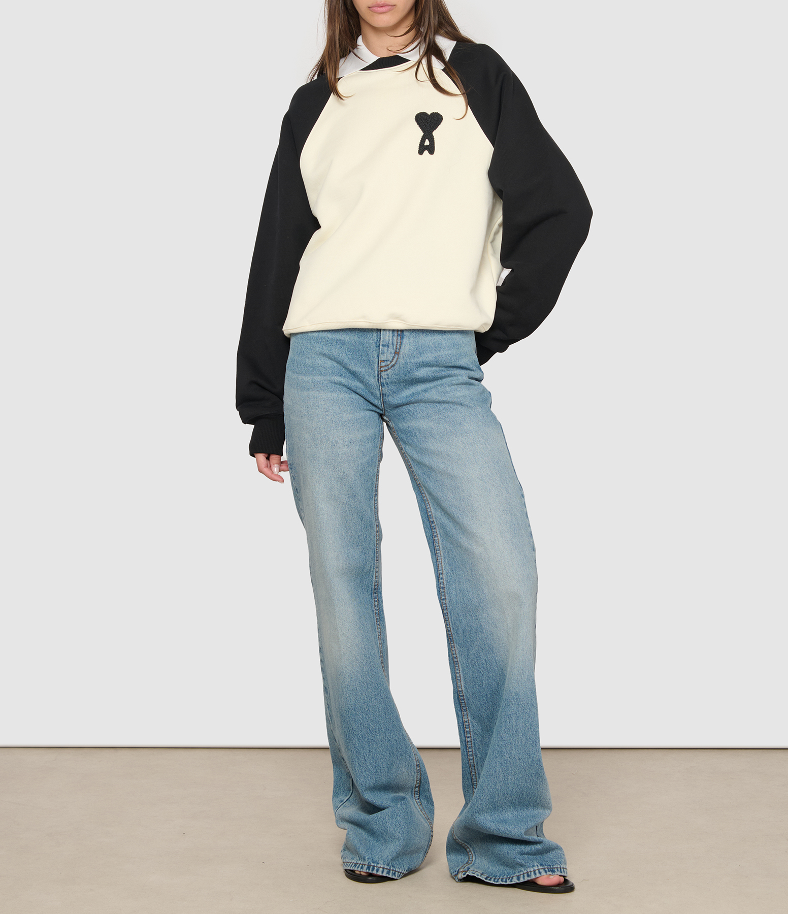 Blue Flare-Fit Jeans