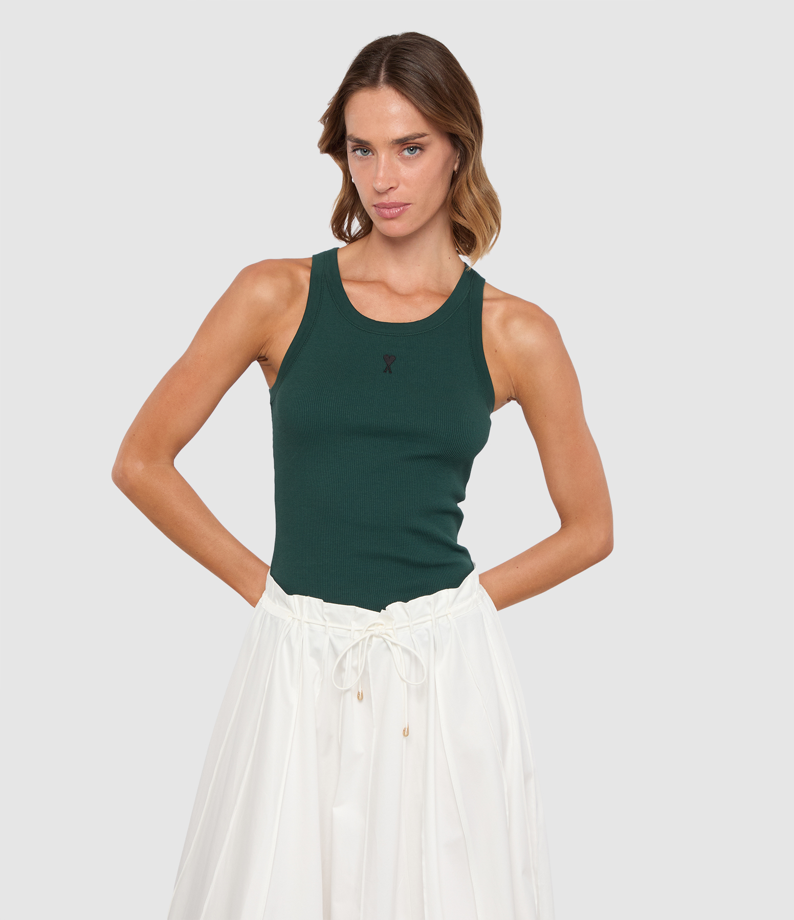 Black Bottle Green ‘Top Ami De Coeur’ Top