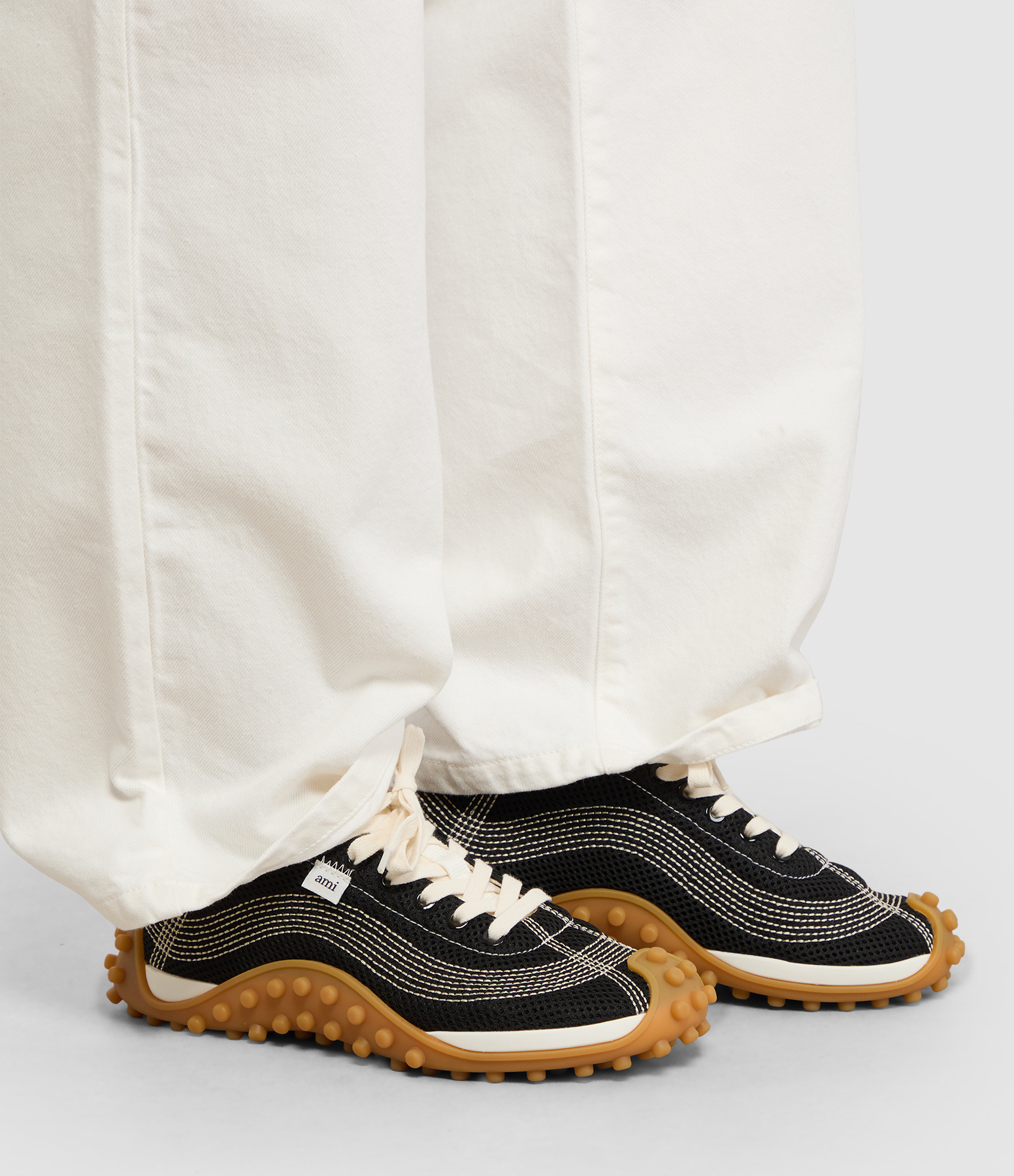 Mirage Black and Ivory Trainers