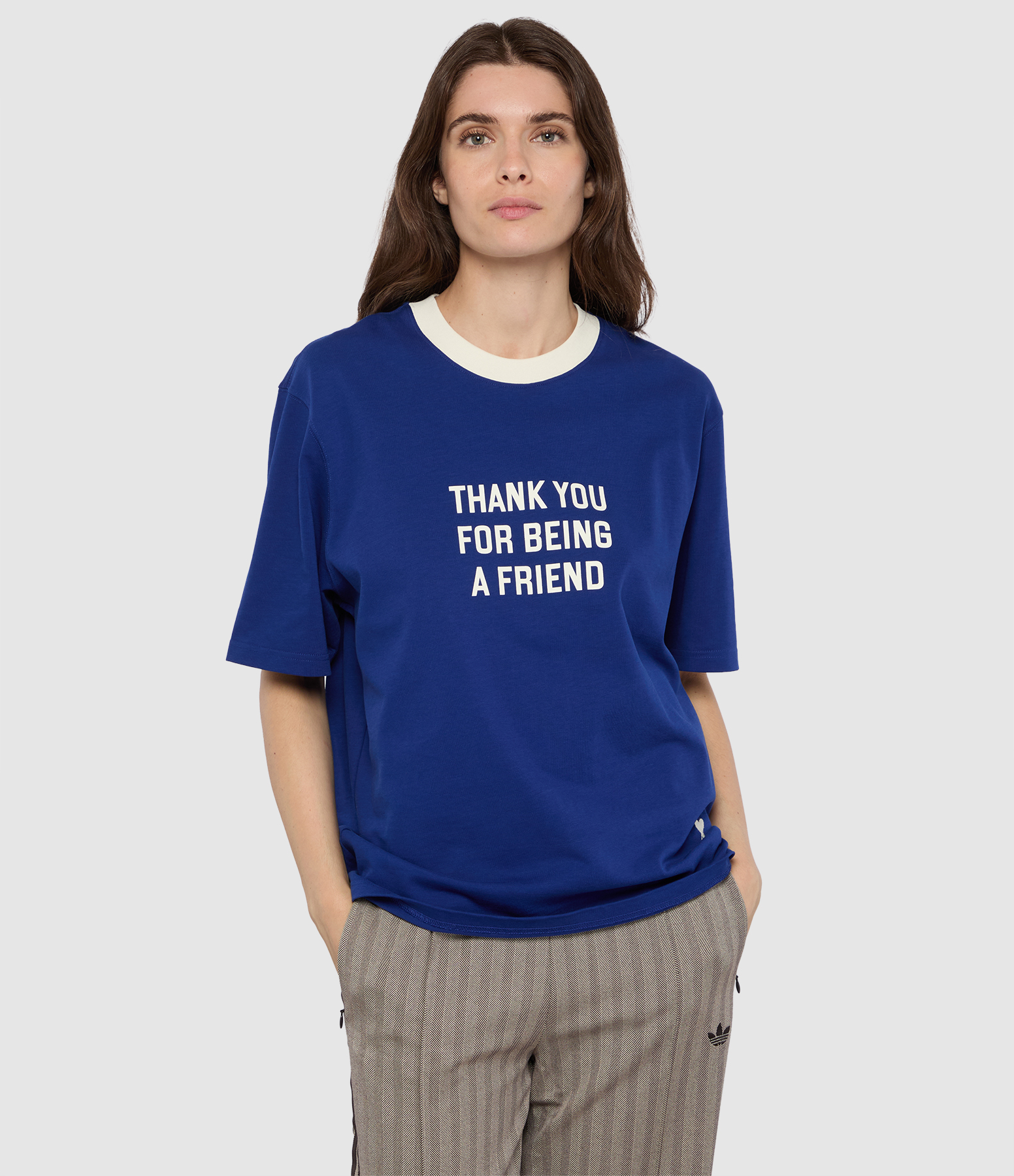 ‘Thank You For Being A Friend’ T-shirt in Royal Blue